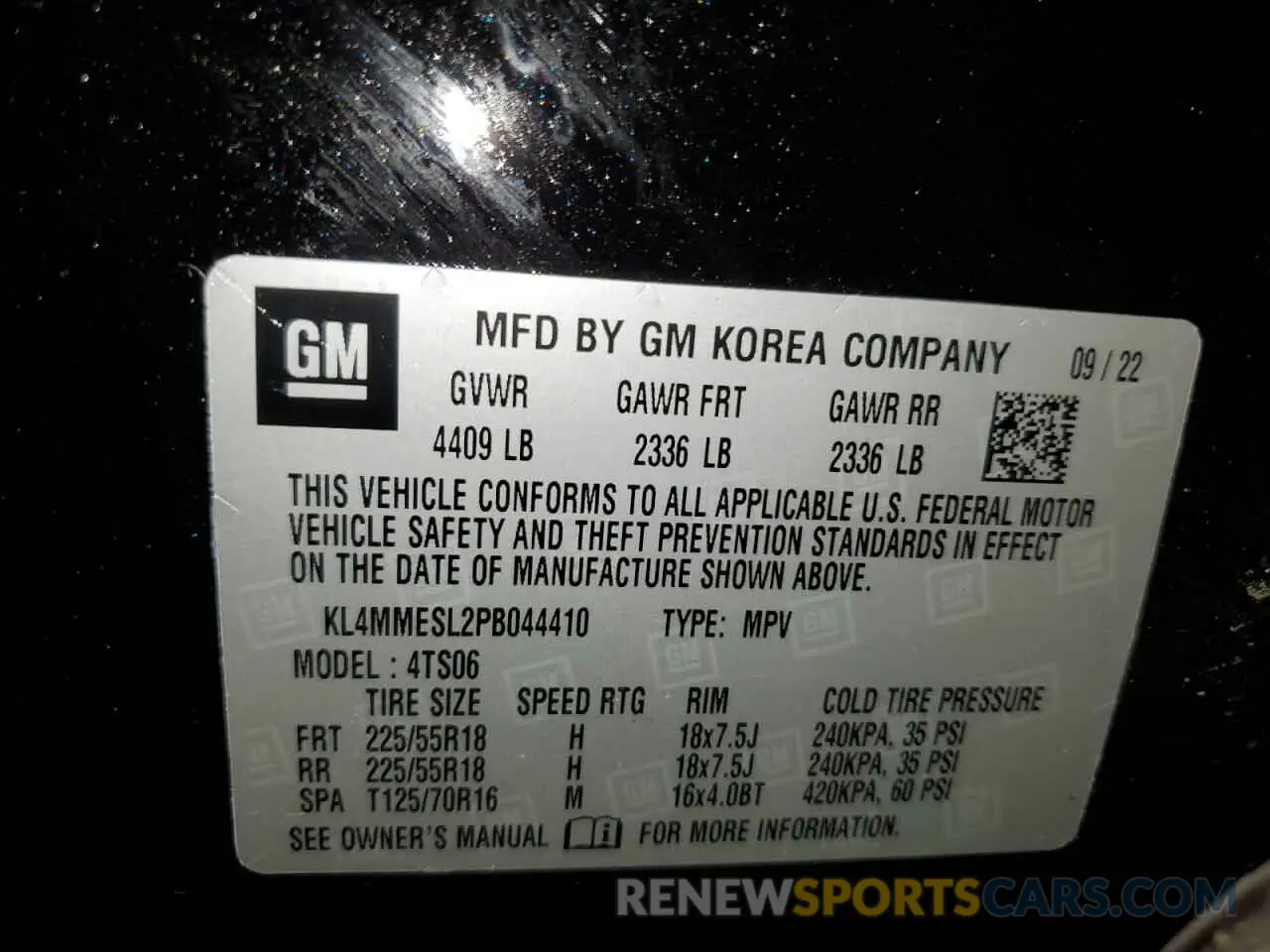 14 Photograph of a damaged car KL4MMESL2PB044410 BUICK ENCORE 2023