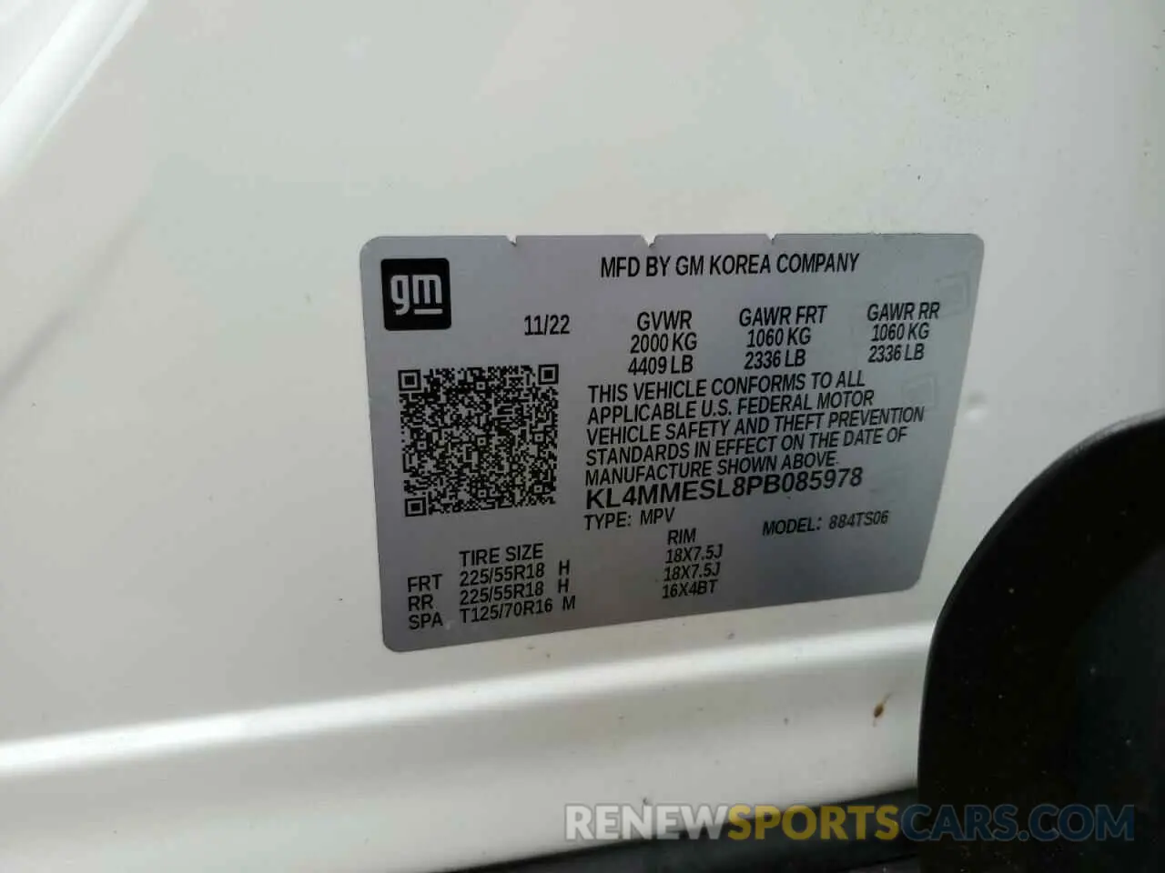 15 Photograph of a damaged car KL4MMESL8PB085978 BUICK ENCORE 2023