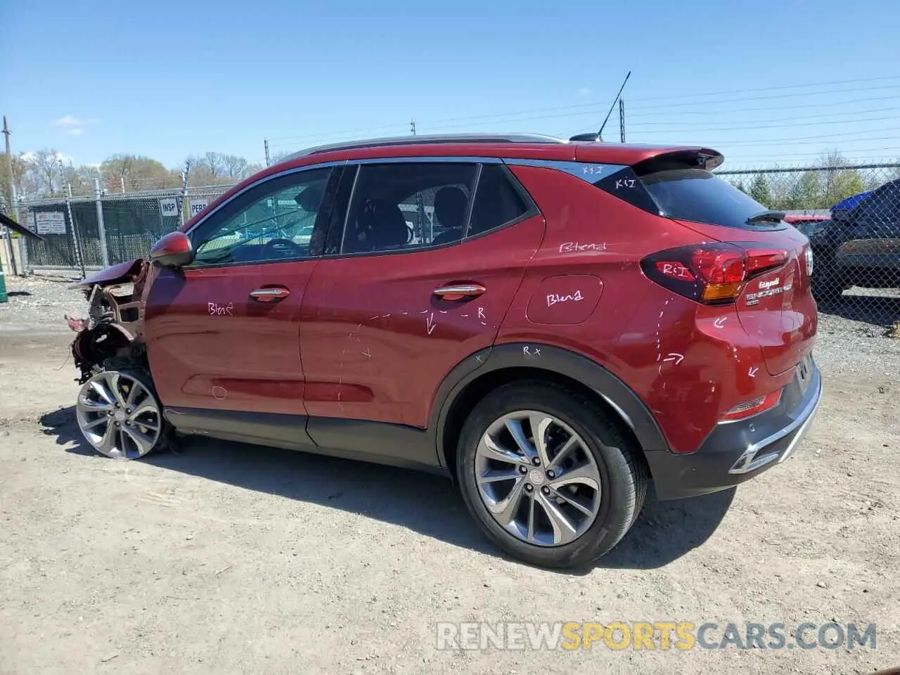 2 Photograph of a damaged car KL4MMGSL6PB005198 BUICK ENCORE 2023