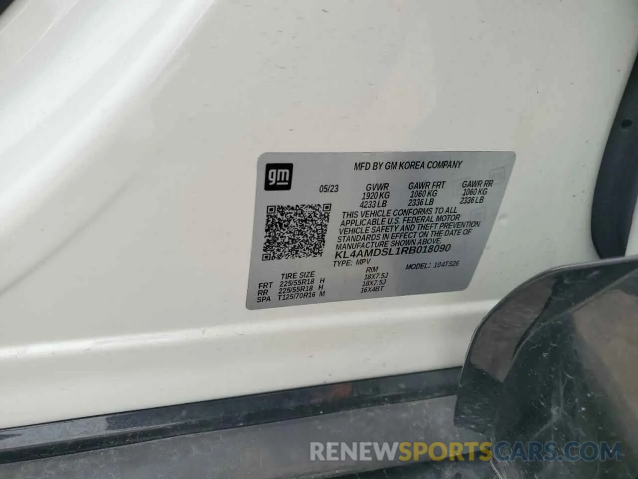 13 Photograph of a damaged car KL4AMDSL1RB018090 BUICK ENCORE 2024