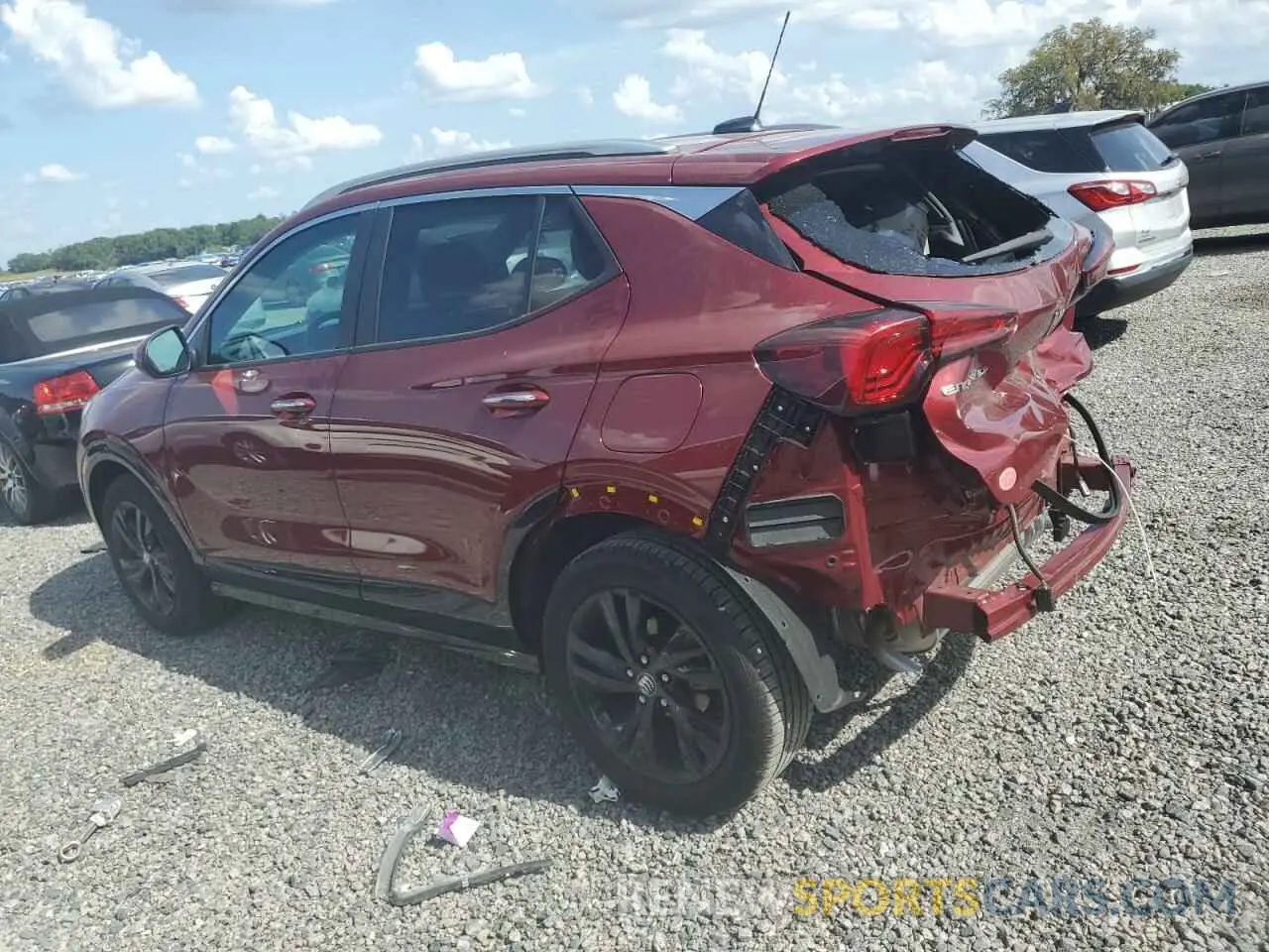 2 Photograph of a damaged car KL4AMDSL2RB208786 BUICK ENCORE 2024