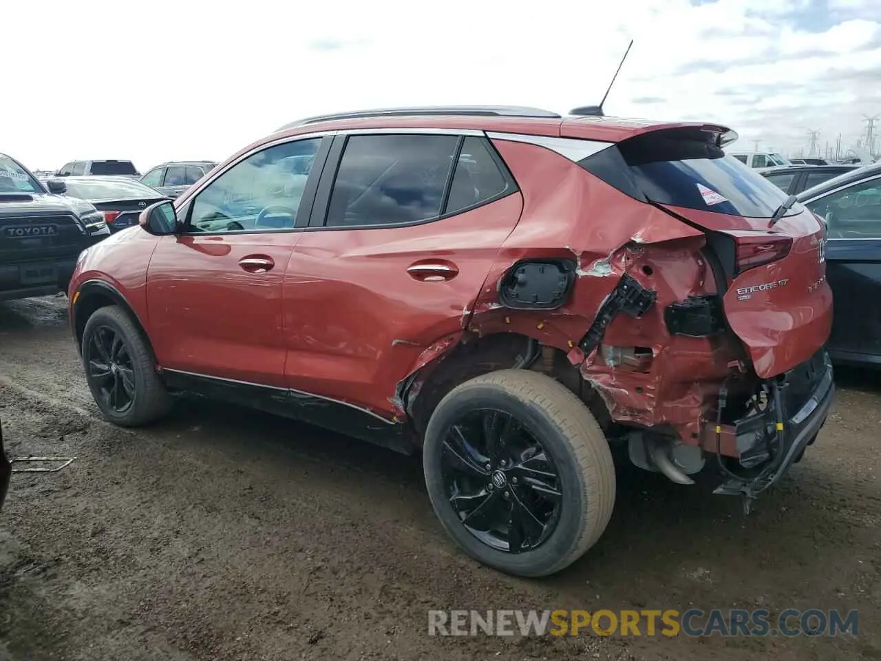 2 Photograph of a damaged car KL4AMESL8RB075716 BUICK ENCORE 2024