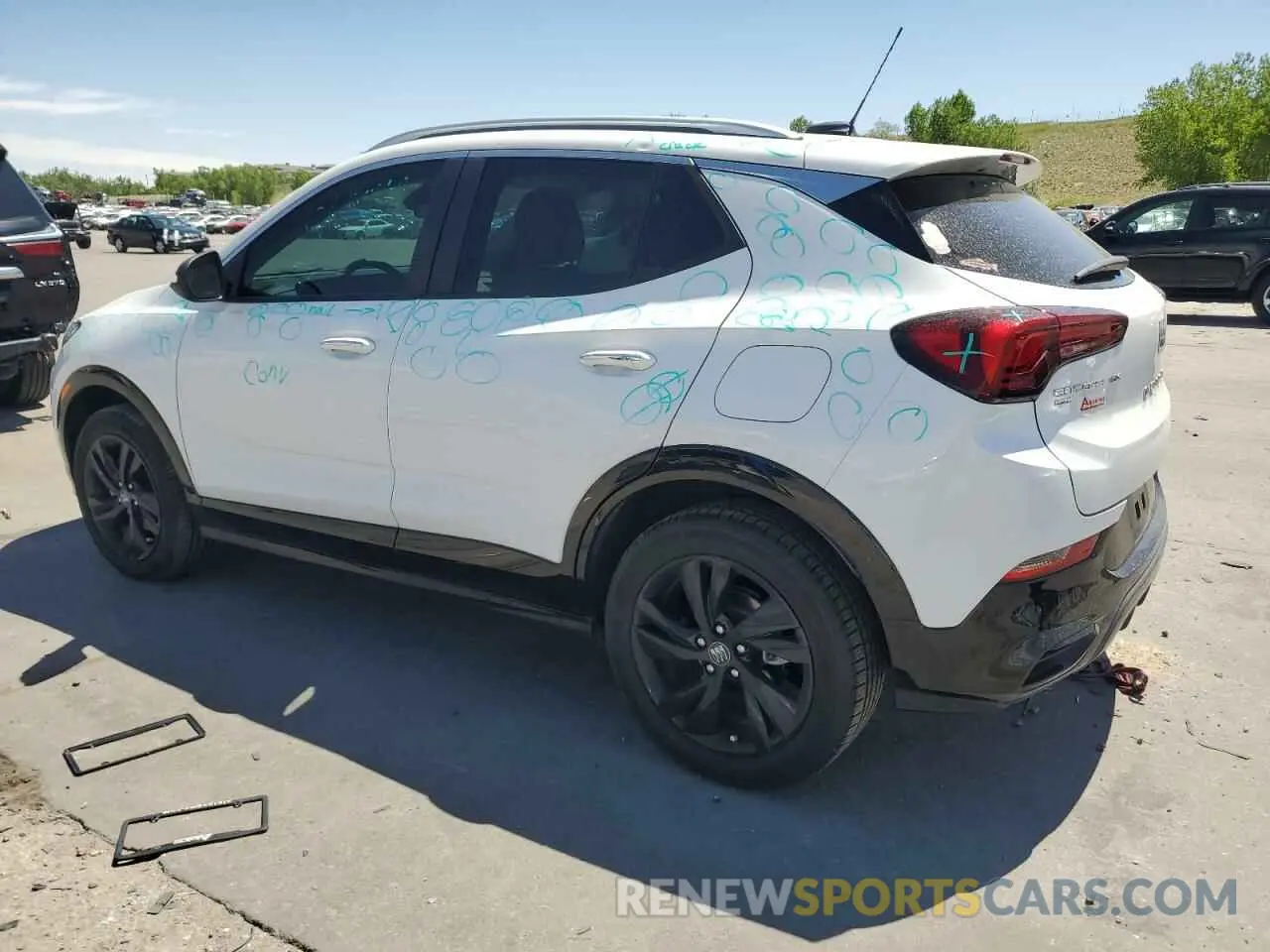 2 Photograph of a damaged car KL4AMESL8RB217675 BUICK ENCORE 2024