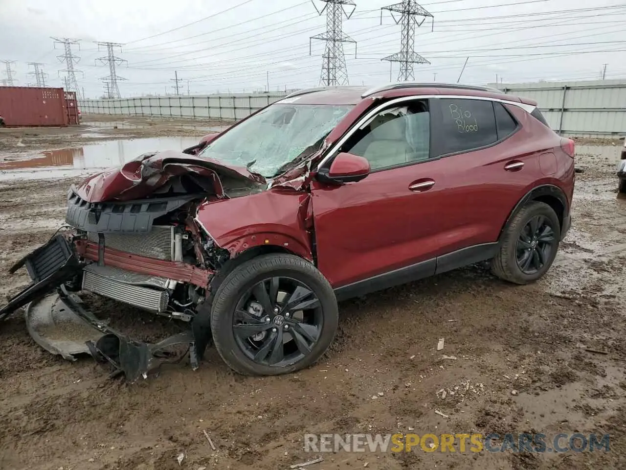 1 Photograph of a damaged car KL4AMESLXRB208752 BUICK ENCORE 2024