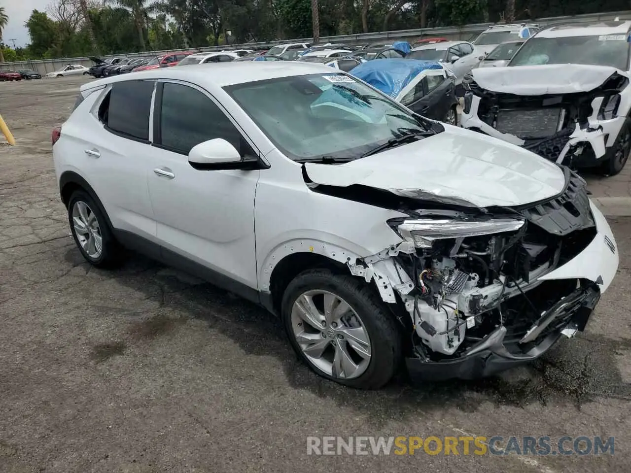 4 Photograph of a damaged car KL4AMBSL0SB142197 BUICK ENCORE 2025
