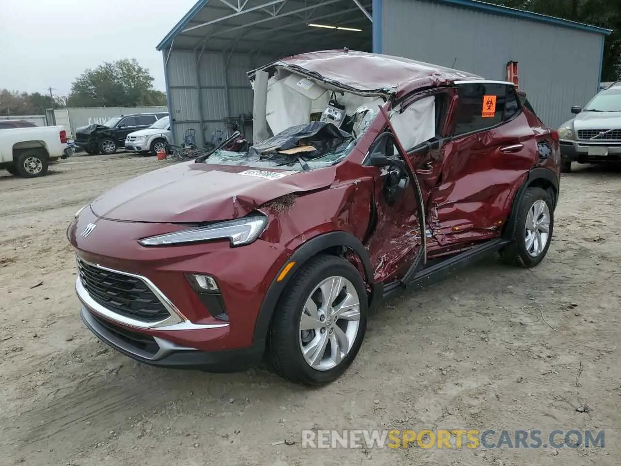 1 Photograph of a damaged car KL4AMBSL9SB013231 BUICK ENCORE 2025