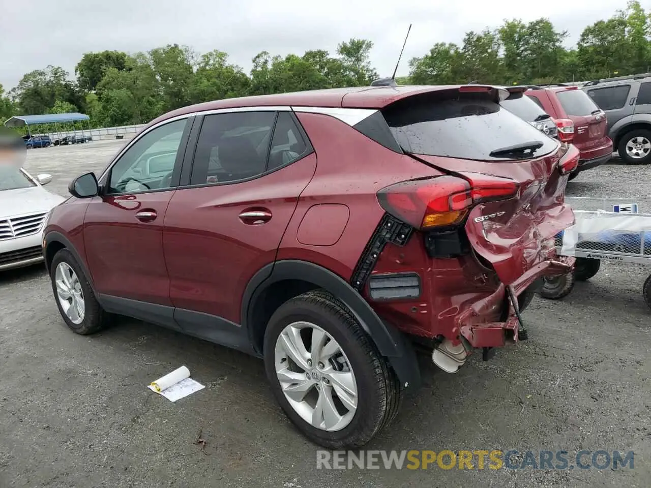 2 Photograph of a damaged car KL4AMBSP5SB026657 BUICK ENCORE 2025