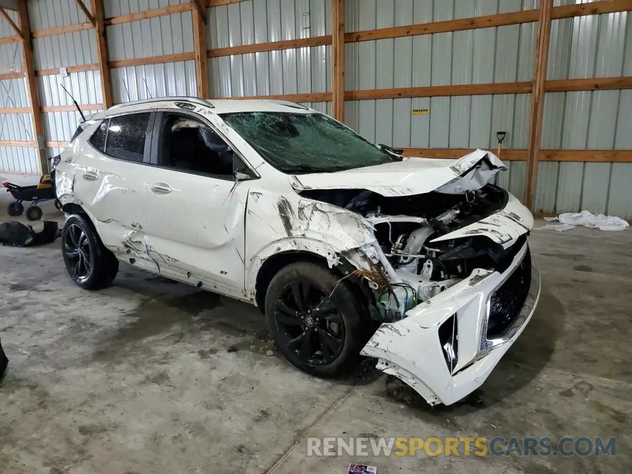 4 Photograph of a damaged car KL4AMDSL2SB121914 BUICK ENCORE 2025