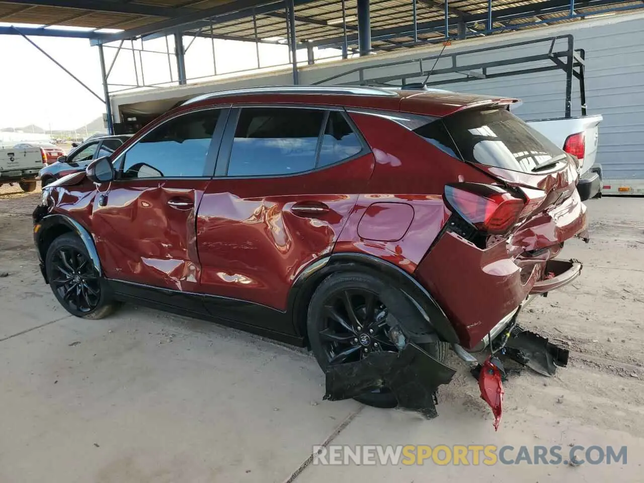 2 Photograph of a damaged car KL4AMESL6SB021238 BUICK ENCORE 2025