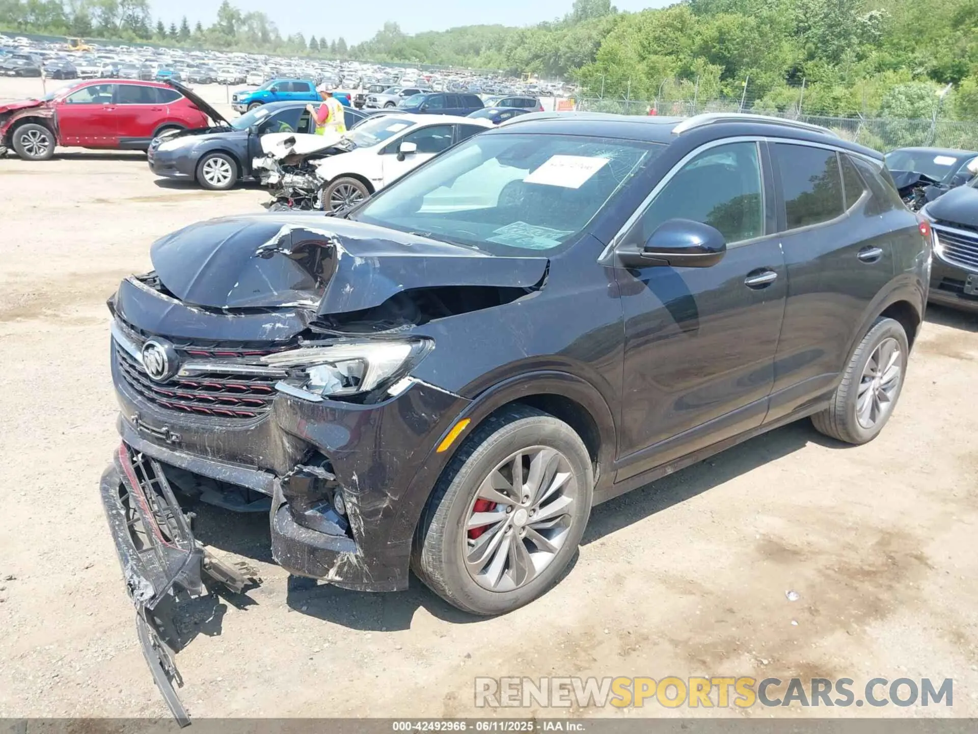 2 Photograph of a damaged car KL4MMDS25LB087425 BUICK ENCORE GX 2020