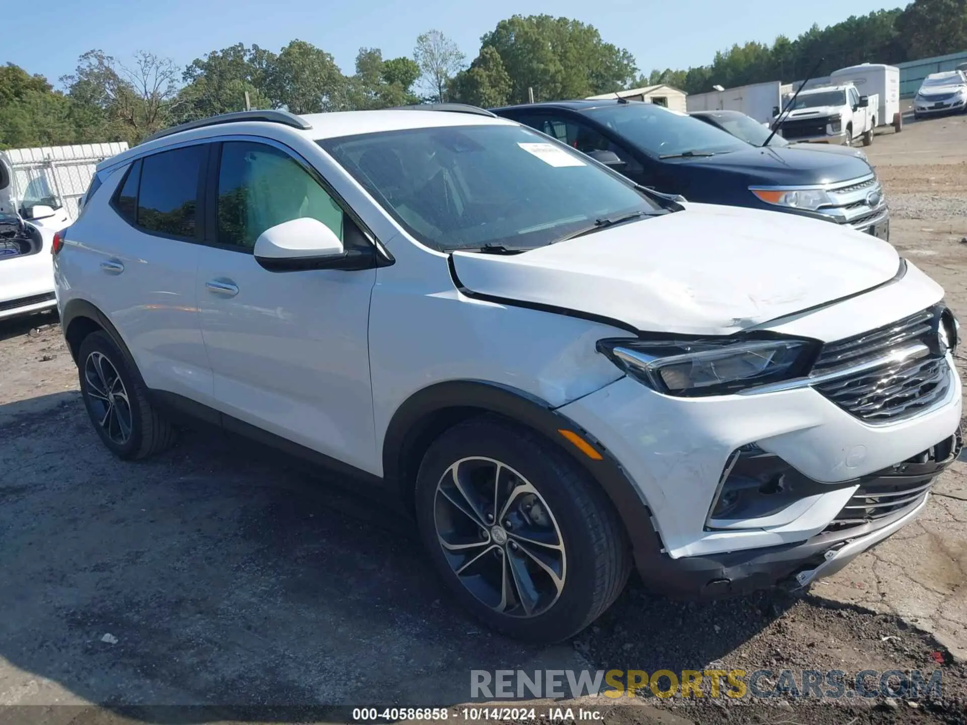 1 Photograph of a damaged car KL4MMDSL2LB100642 BUICK ENCORE GX 2020