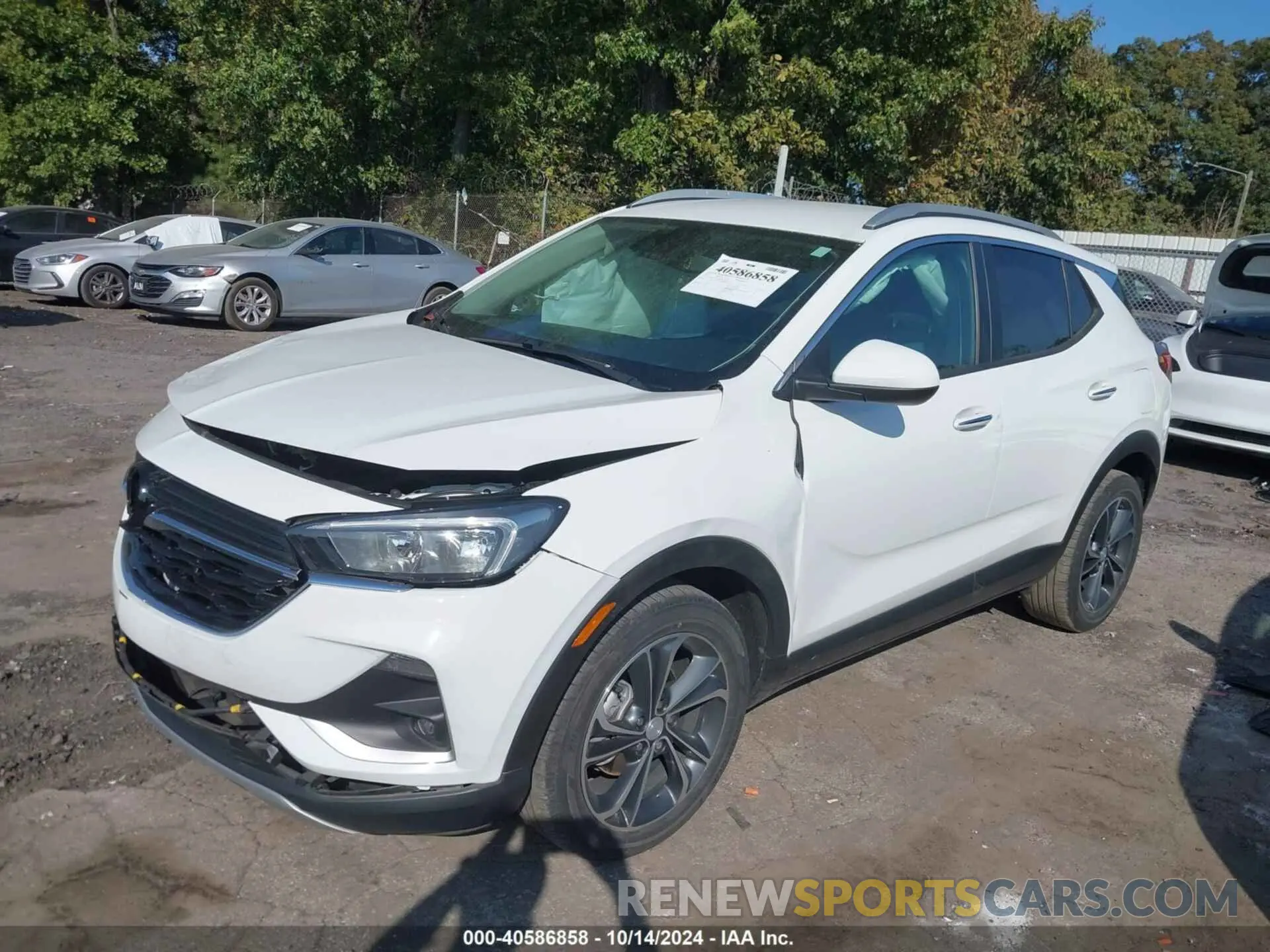 2 Photograph of a damaged car KL4MMDSL2LB100642 BUICK ENCORE GX 2020