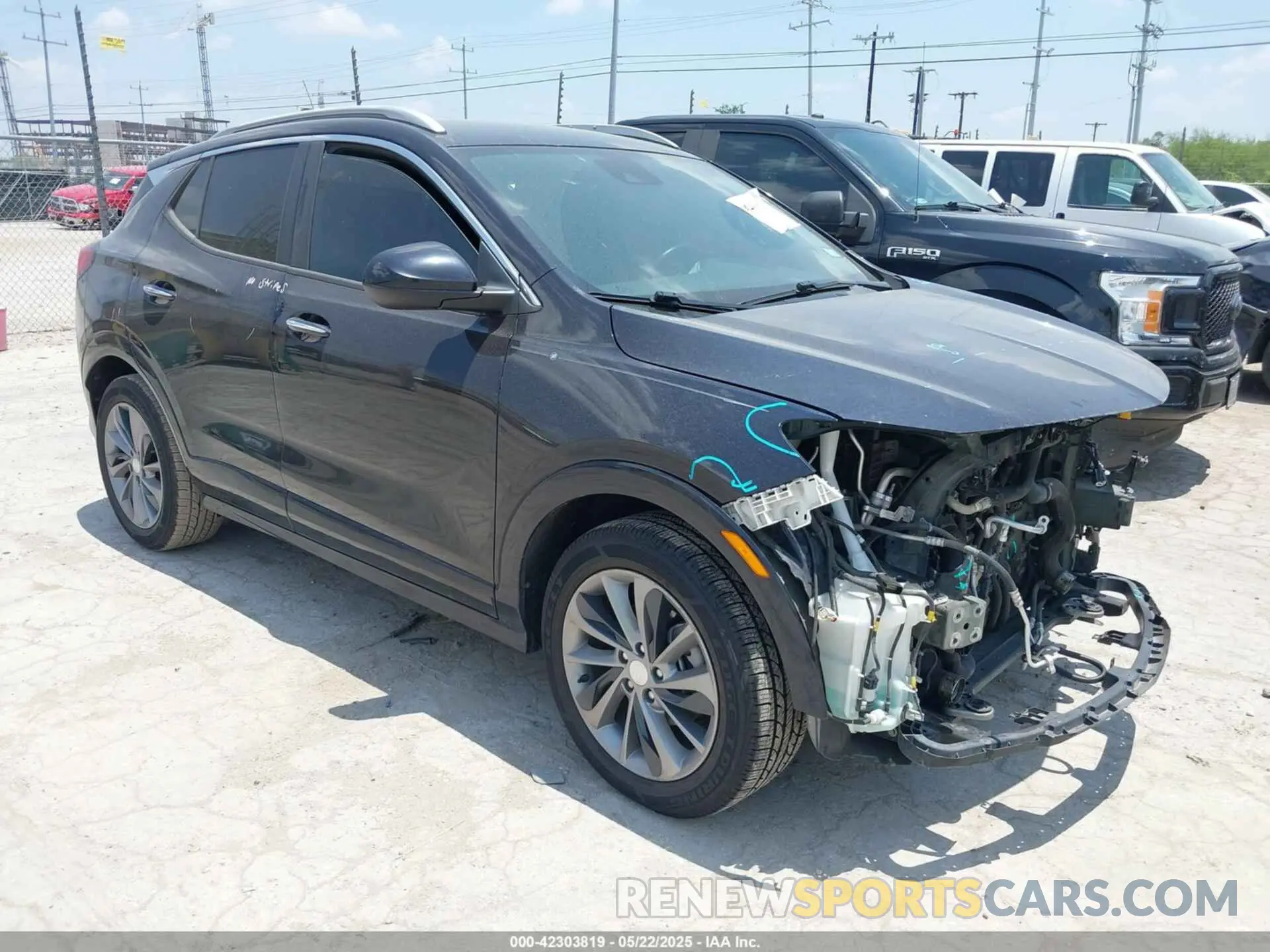 1 Photograph of a damaged car KL4MMDSL7LB126928 BUICK ENCORE GX 2020