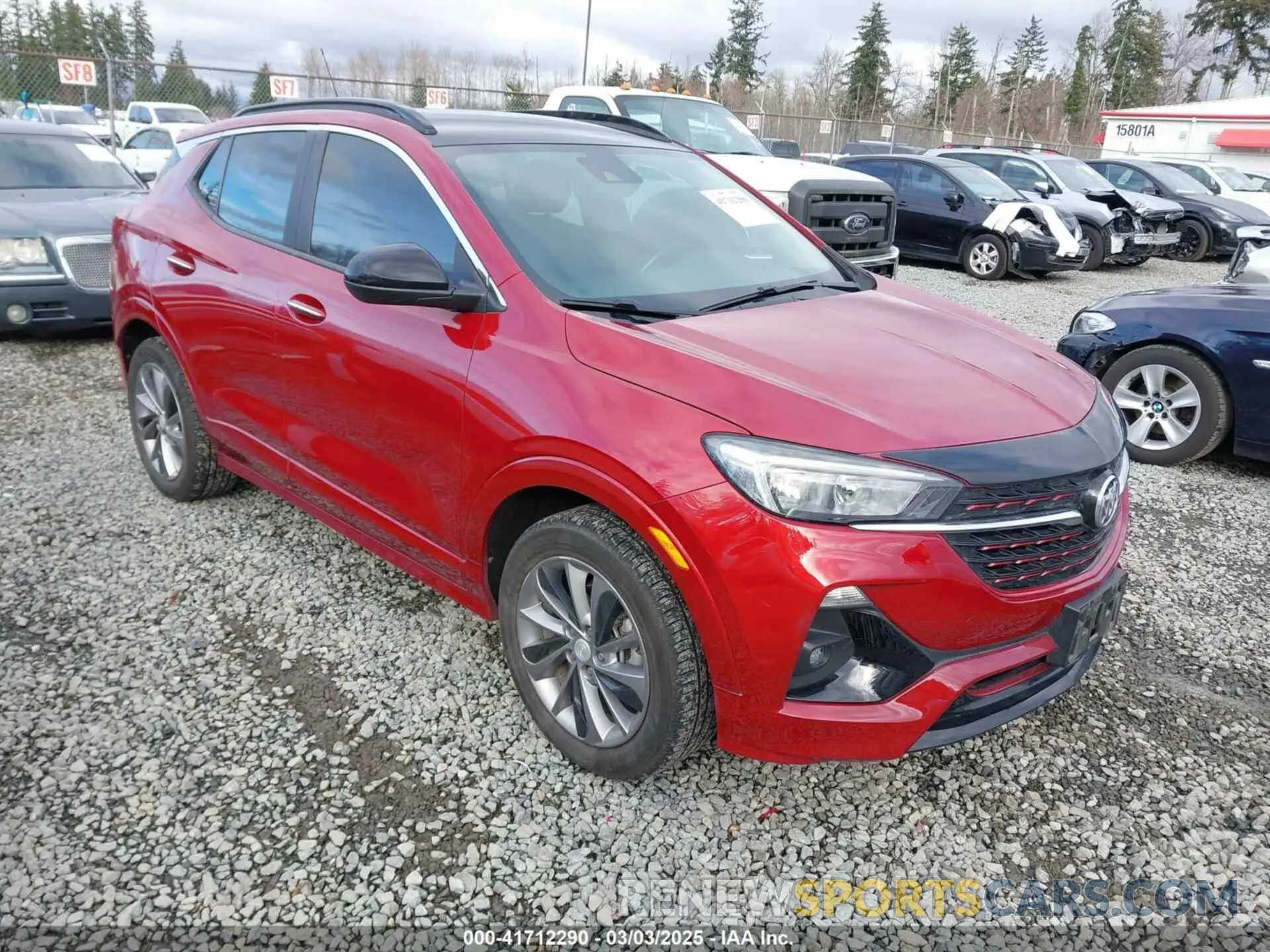 1 Photograph of a damaged car KL4MMESL4LB127072 BUICK ENCORE GX 2020