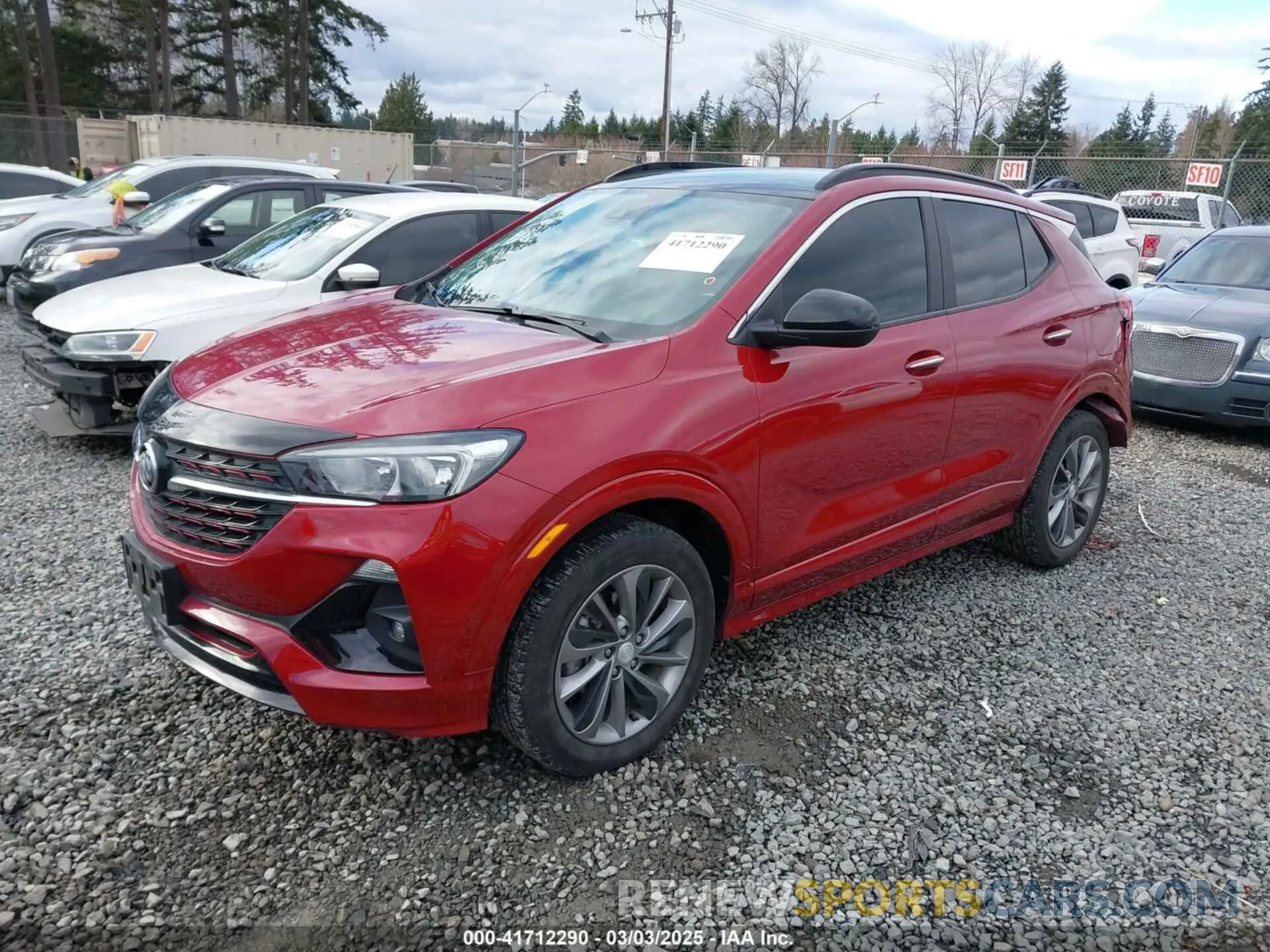 2 Photograph of a damaged car KL4MMESL4LB127072 BUICK ENCORE GX 2020
