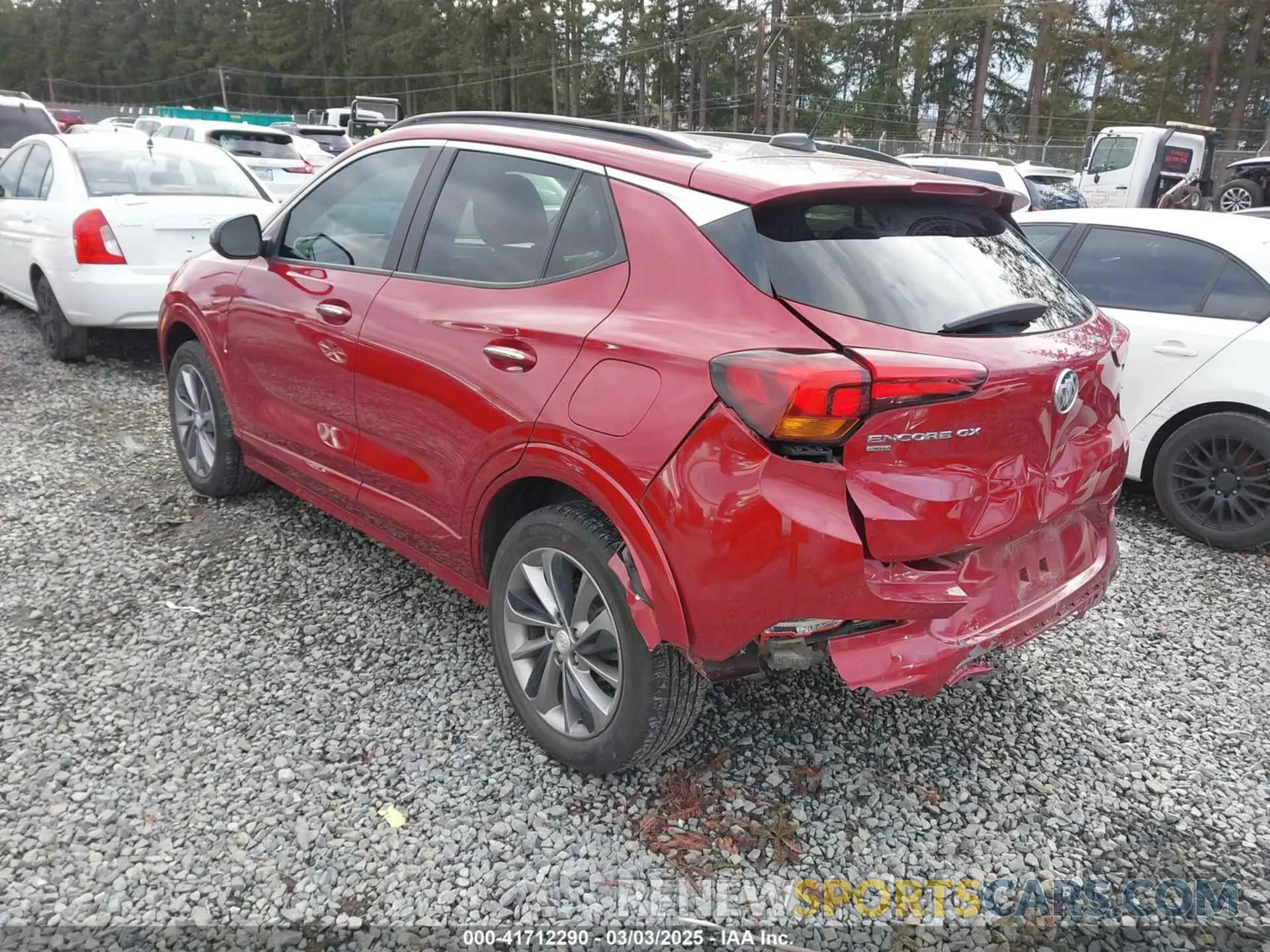 3 Photograph of a damaged car KL4MMESL4LB127072 BUICK ENCORE GX 2020