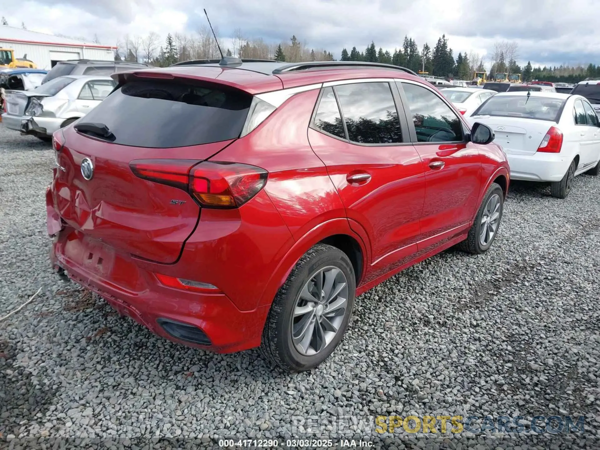 4 Photograph of a damaged car KL4MMESL4LB127072 BUICK ENCORE GX 2020