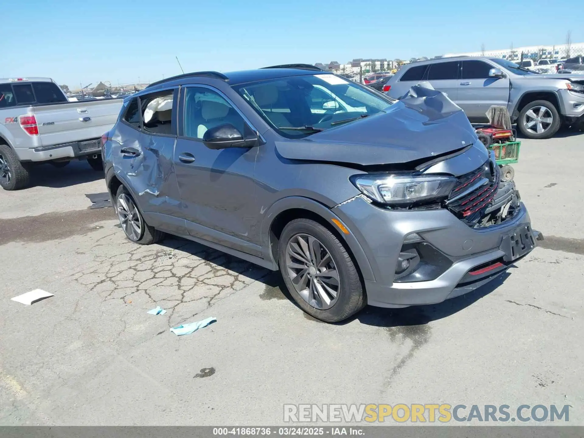 1 Photograph of a damaged car KL4MMESL7LB121301 BUICK ENCORE GX 2020