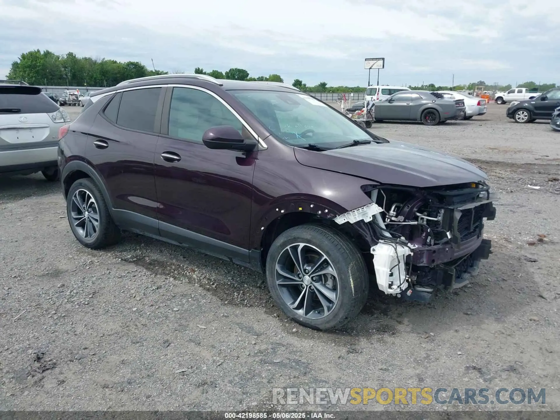 1 Photograph of a damaged car KL4MMESL8LB103664 BUICK ENCORE GX 2020