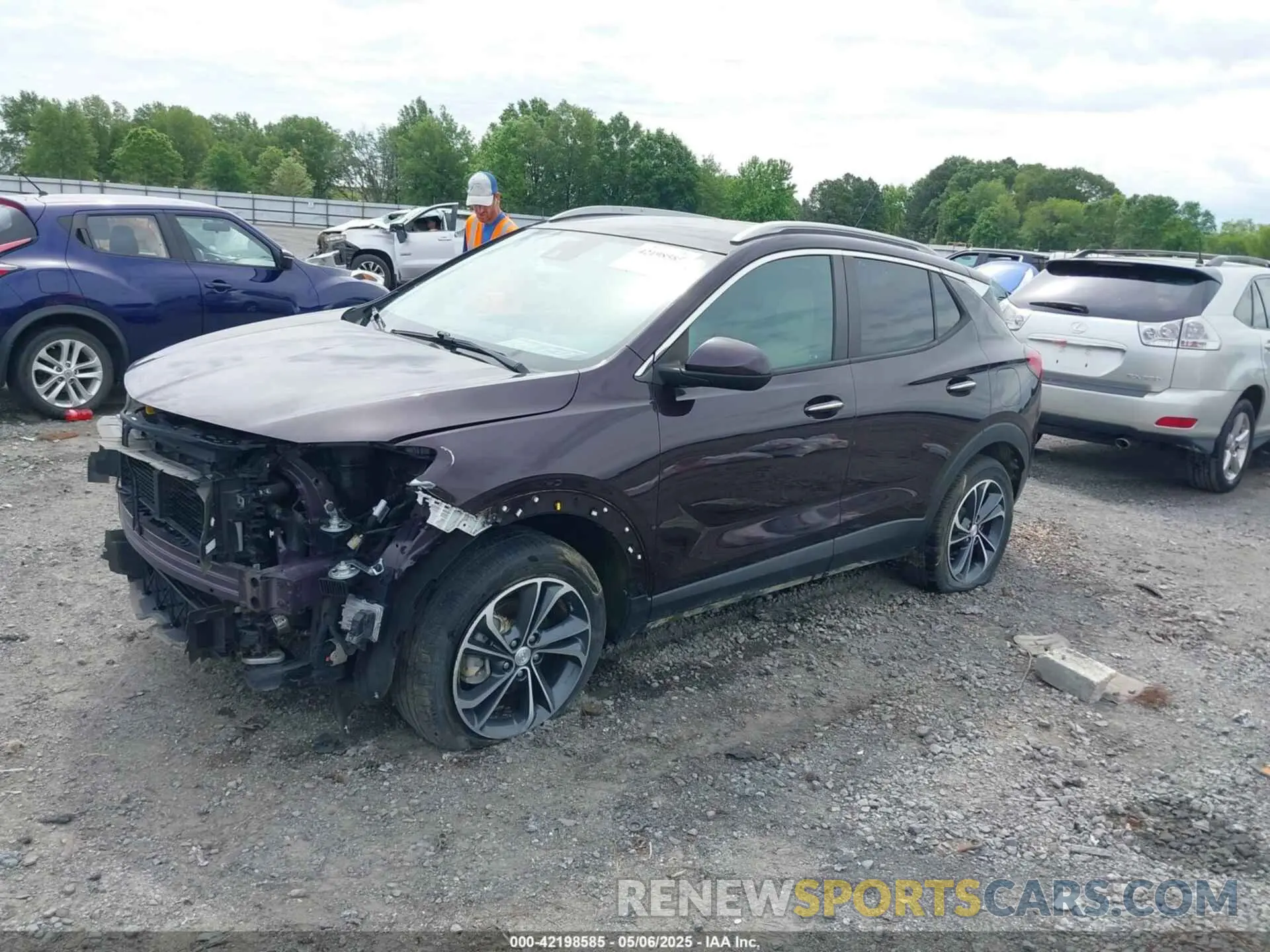2 Photograph of a damaged car KL4MMESL8LB103664 BUICK ENCORE GX 2020
