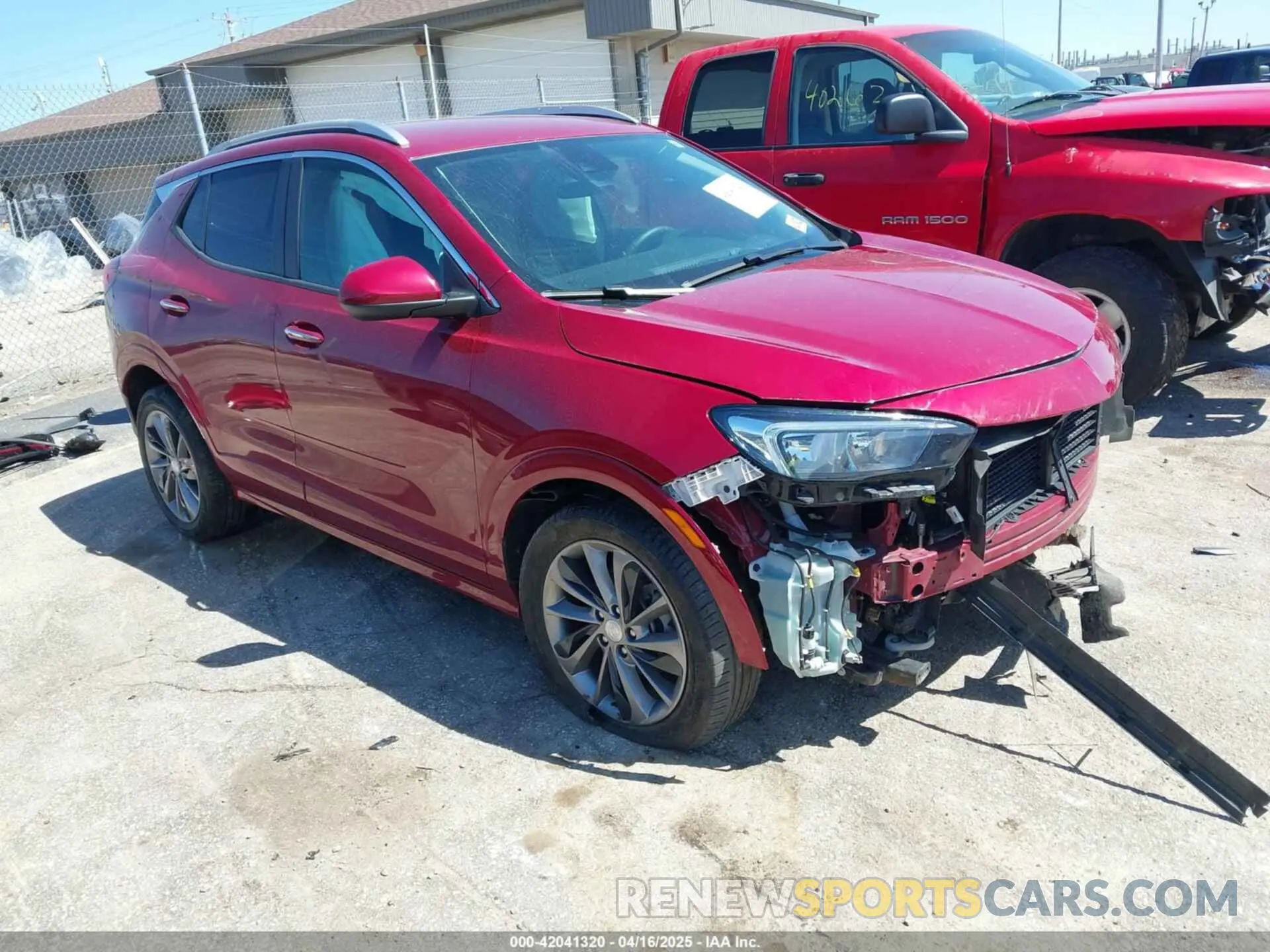 1 Photograph of a damaged car KL4MMESL8LB130671 BUICK ENCORE GX 2020