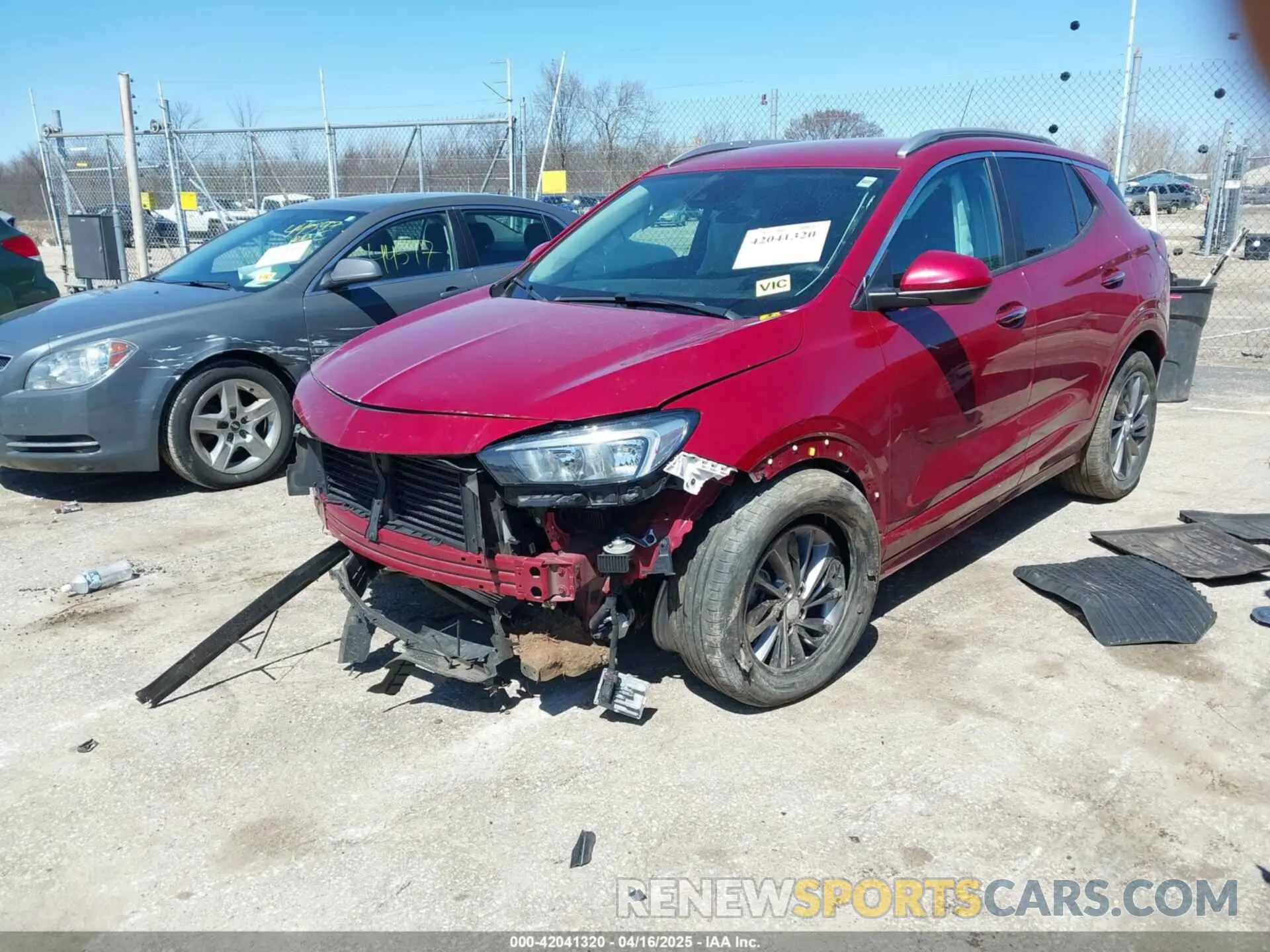 2 Photograph of a damaged car KL4MMESL8LB130671 BUICK ENCORE GX 2020