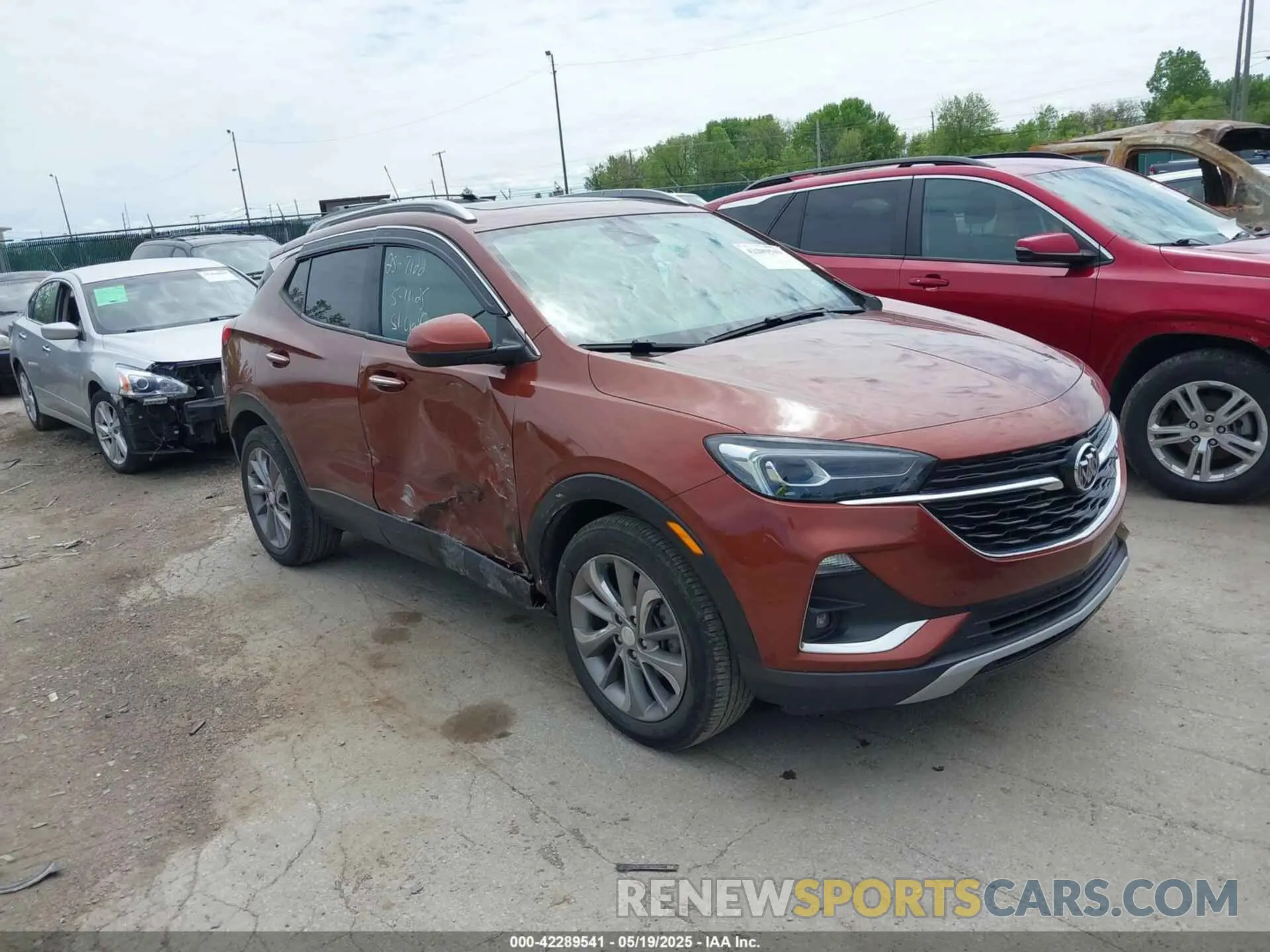 1 Photograph of a damaged car KL4MMFSL0LB134977 BUICK ENCORE GX 2020