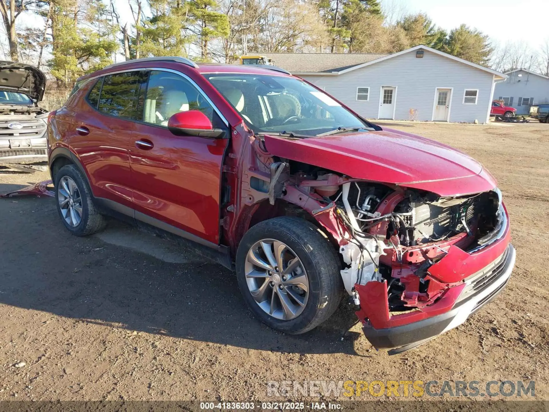 1 Photograph of a damaged car KL4MMGSL7LB121925 BUICK ENCORE GX 2020