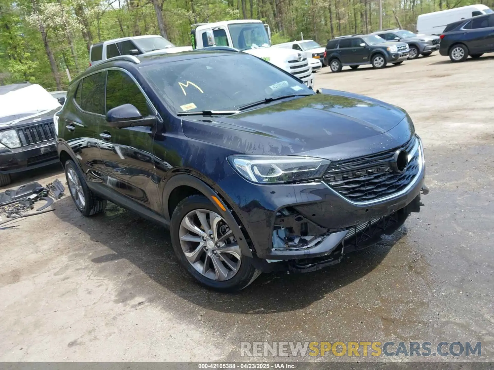1 Photograph of a damaged car KL4MMGSL8LB074114 BUICK ENCORE GX 2020