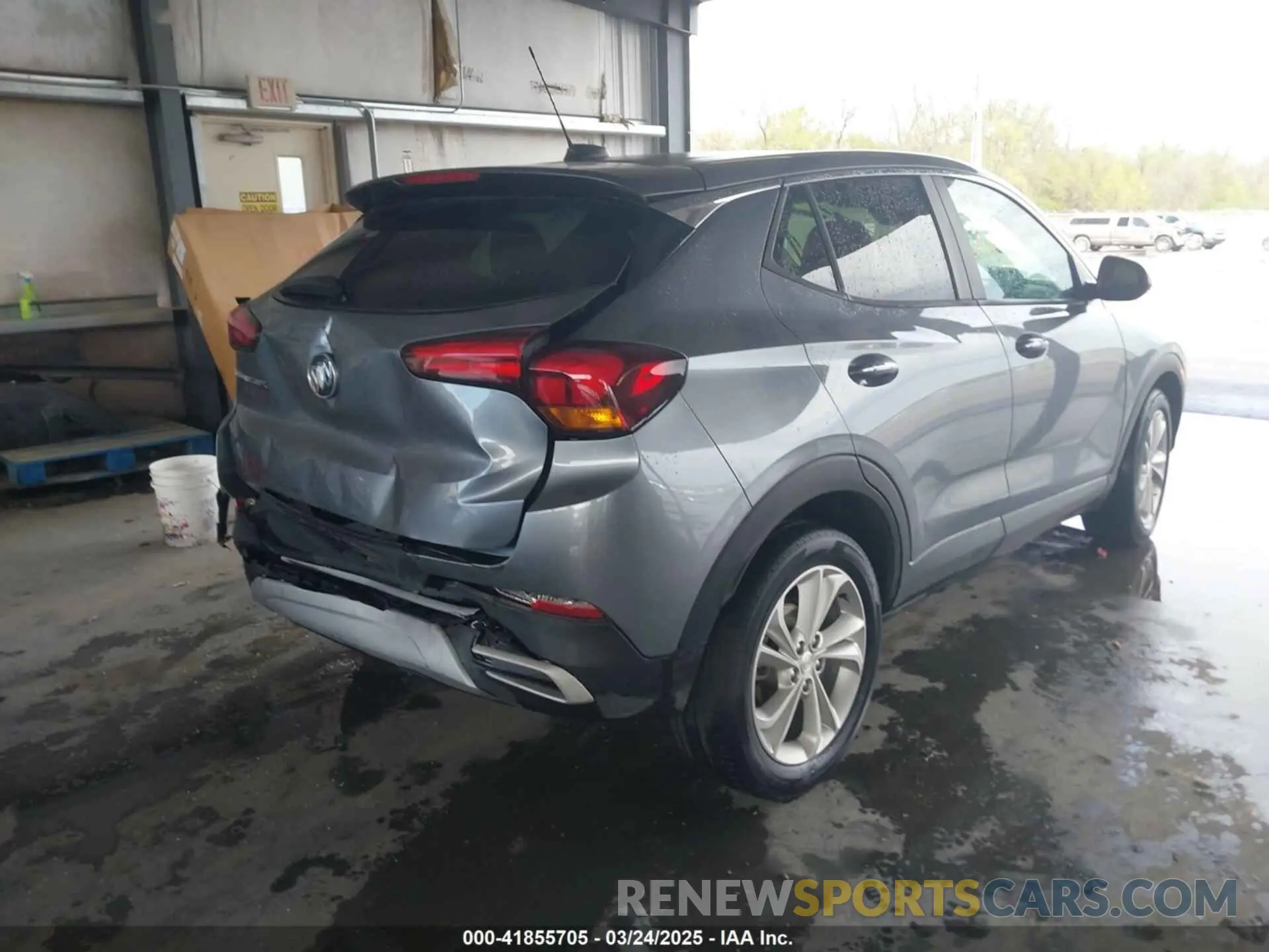 4 Photograph of a damaged car KL4MMBS20MB054063 BUICK ENCORE GX 2021