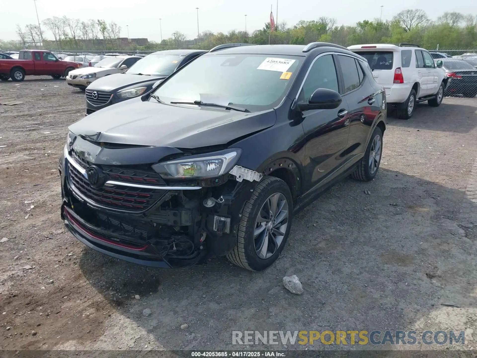 2 Photograph of a damaged car KL4MMBS21MB149991 BUICK ENCORE GX 2021