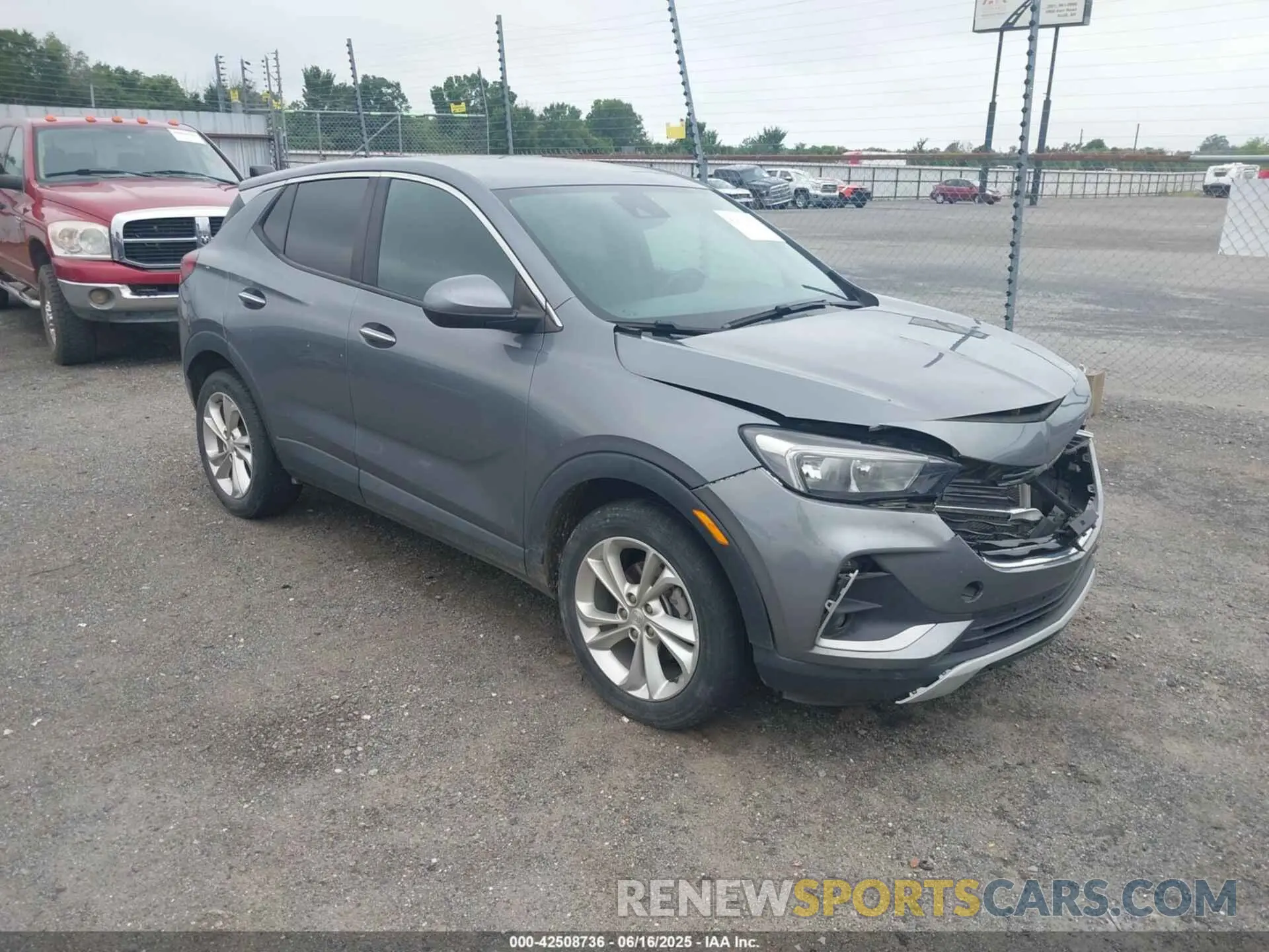 1 Photograph of a damaged car KL4MMBS21MB180531 BUICK ENCORE GX 2021