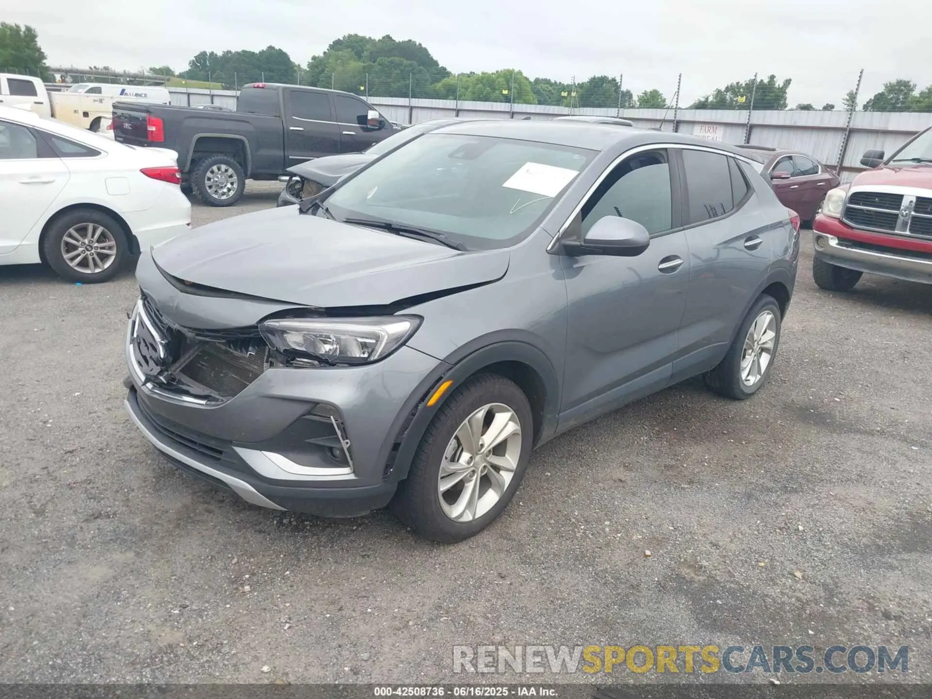 2 Photograph of a damaged car KL4MMBS21MB180531 BUICK ENCORE GX 2021