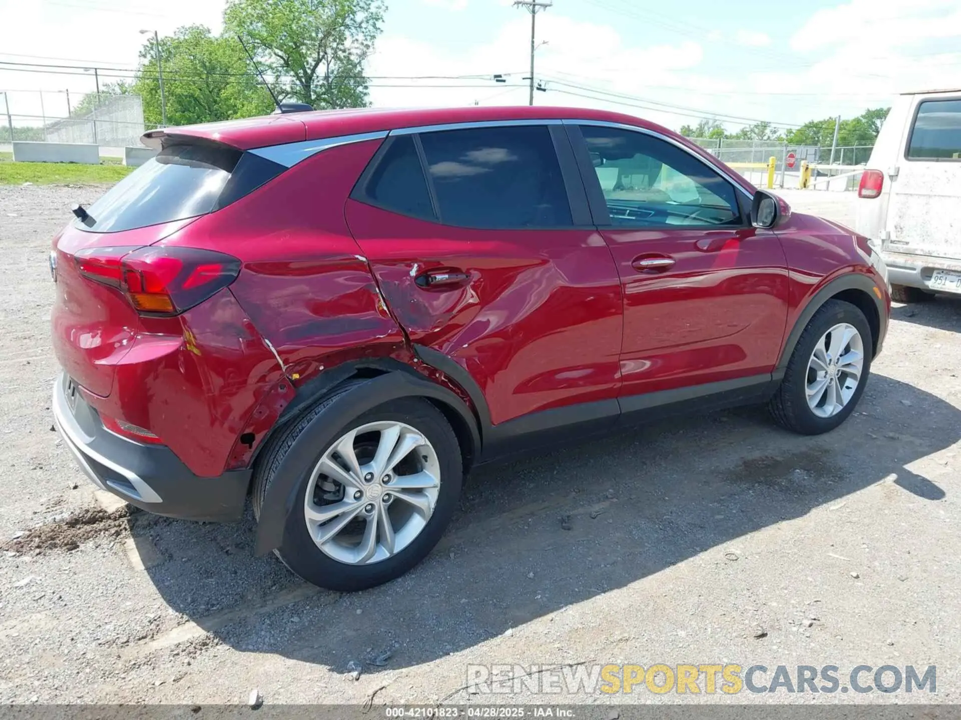 4 Photograph of a damaged car KL4MMBS22MB072614 BUICK ENCORE GX 2021
