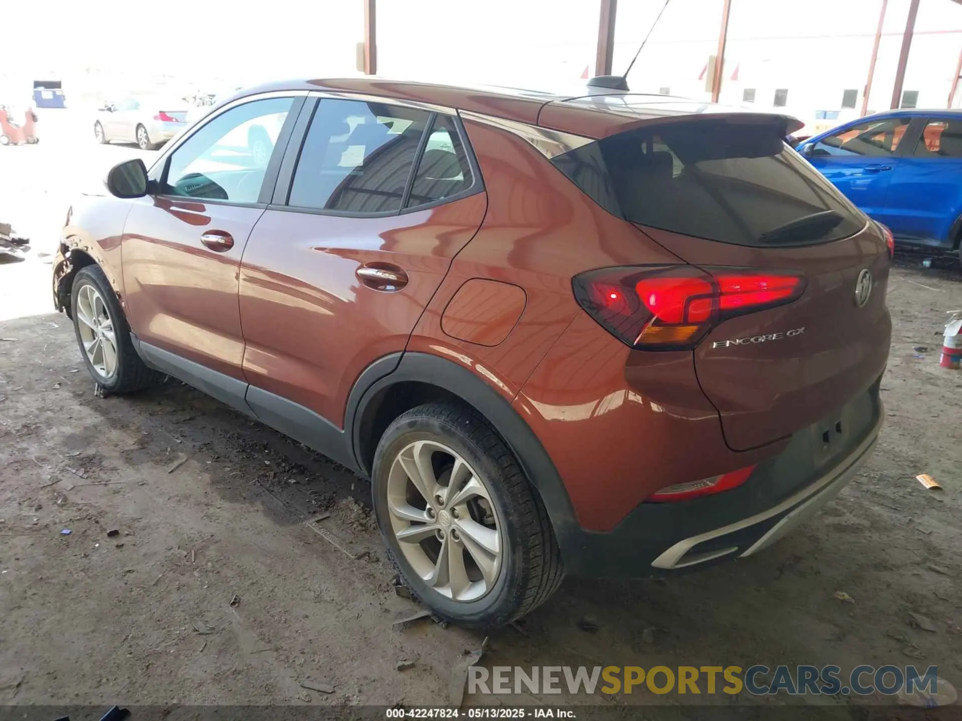 3 Photograph of a damaged car KL4MMBS24MB043633 BUICK ENCORE GX 2021
