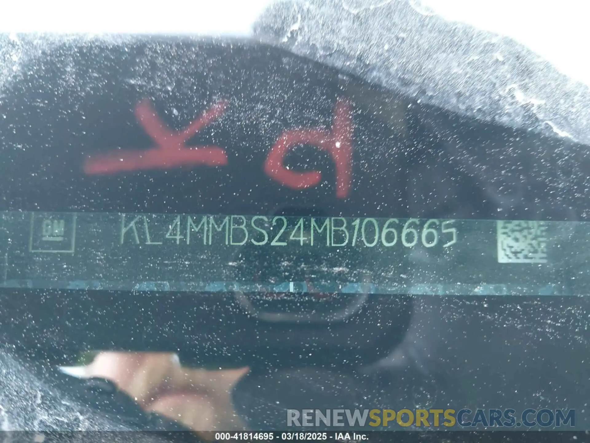 9 Photograph of a damaged car KL4MMBS24MB106665 BUICK ENCORE GX 2021