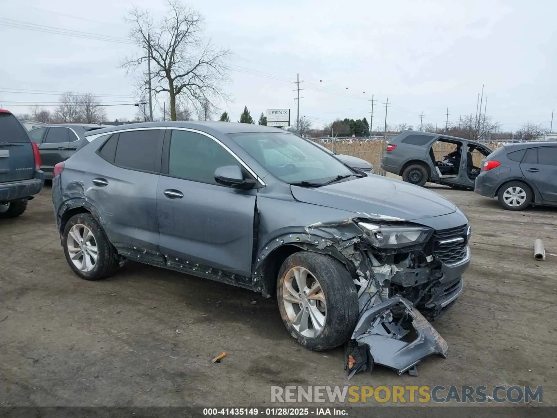 1 Photograph of a damaged car KL4MMCSL4MB101223 BUICK ENCORE GX 2021