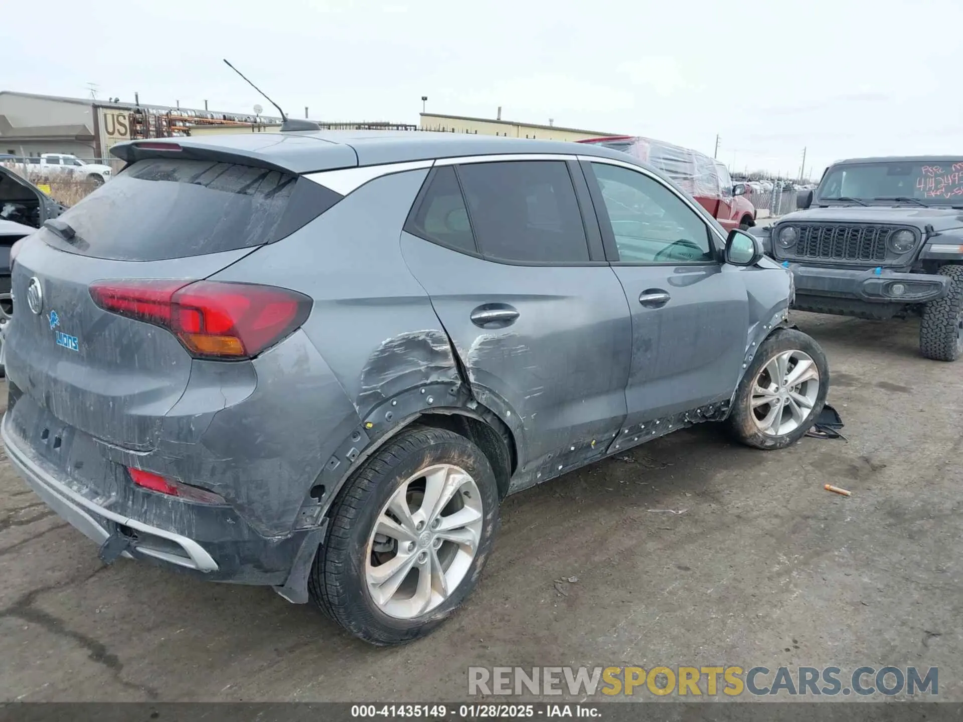 4 Photograph of a damaged car KL4MMCSL4MB101223 BUICK ENCORE GX 2021