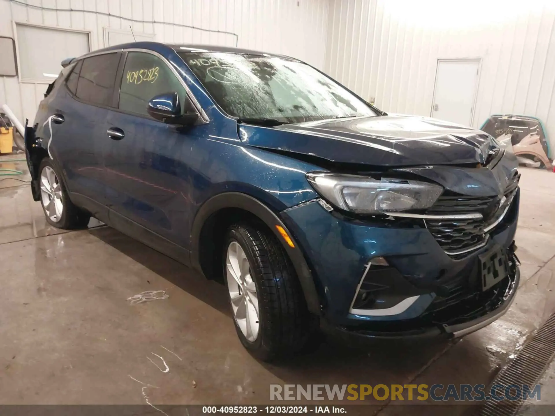 1 Photograph of a damaged car KL4MMCSL7MB147645 BUICK ENCORE GX 2021