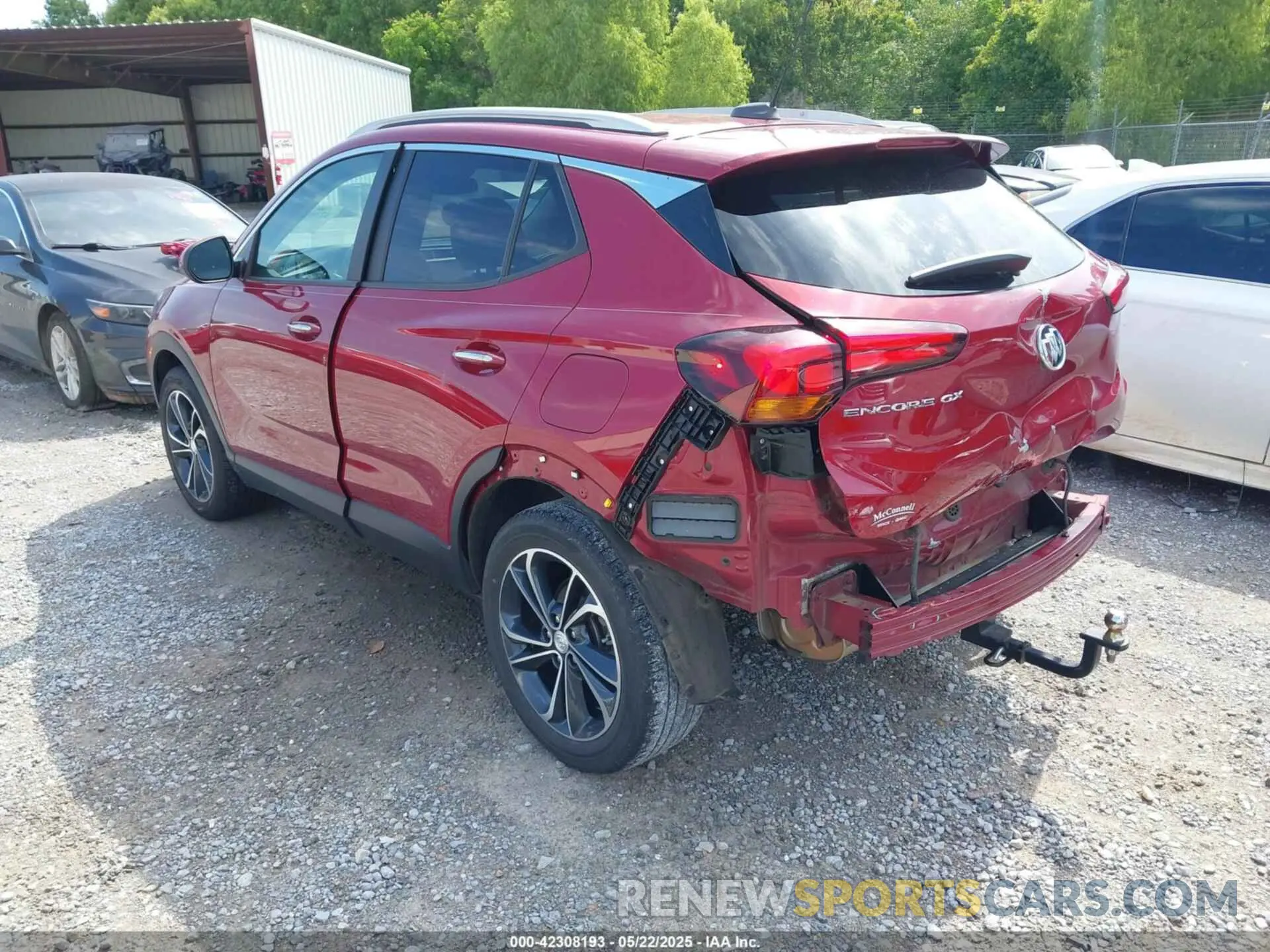 3 Photograph of a damaged car KL4MMDS22MB121158 BUICK ENCORE GX 2021