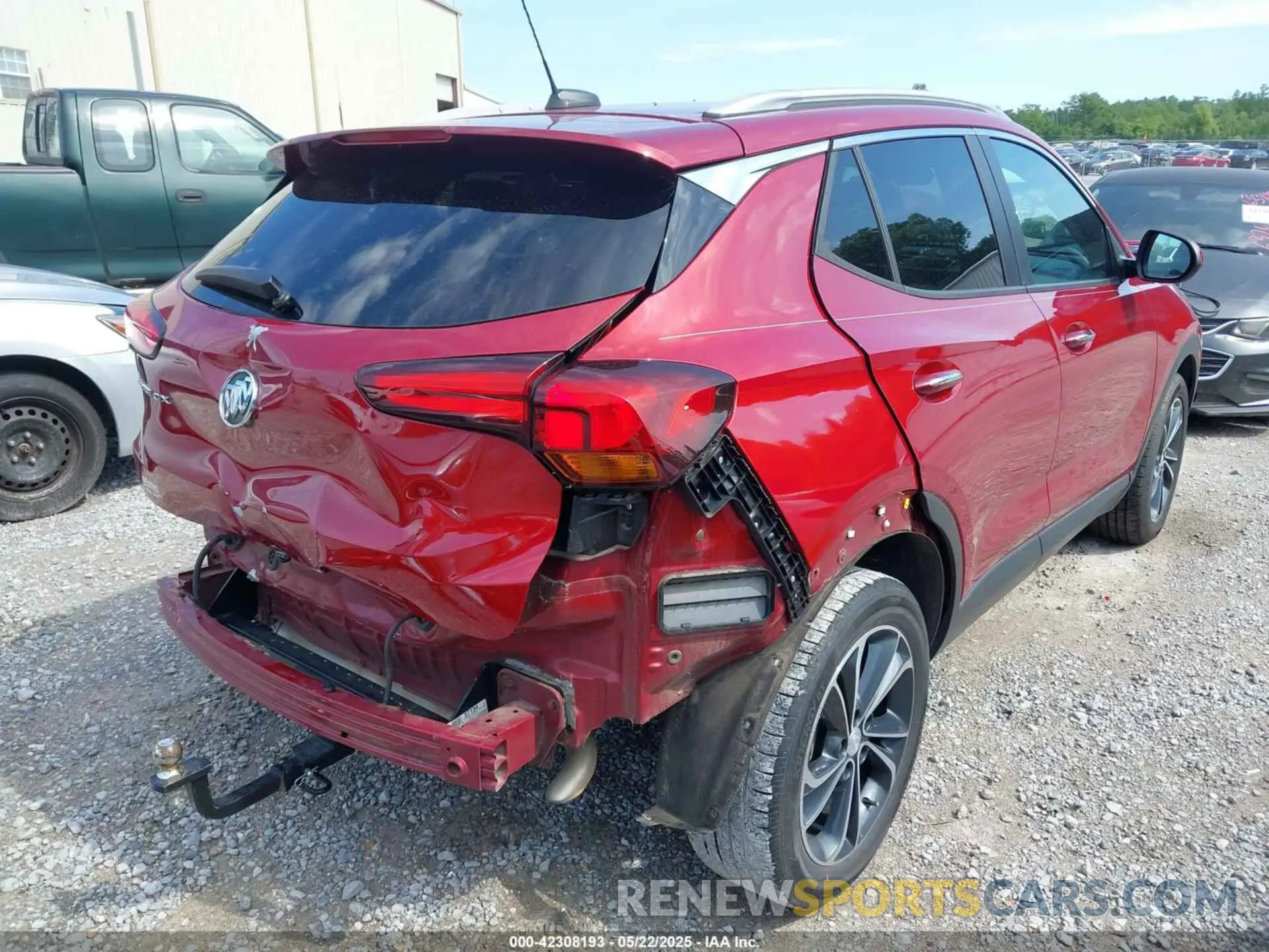 4 Photograph of a damaged car KL4MMDS22MB121158 BUICK ENCORE GX 2021