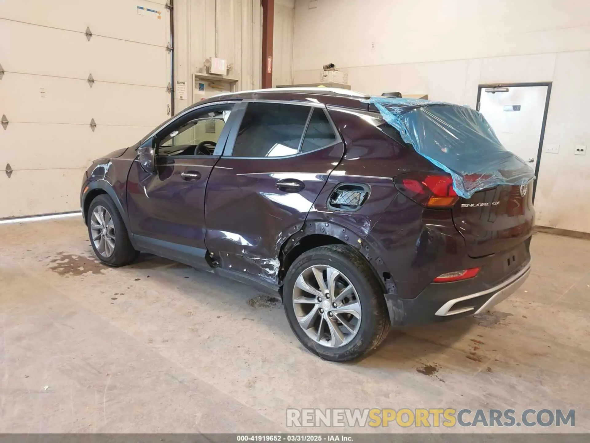 3 Photograph of a damaged car KL4MMDS22MB141720 BUICK ENCORE GX 2021