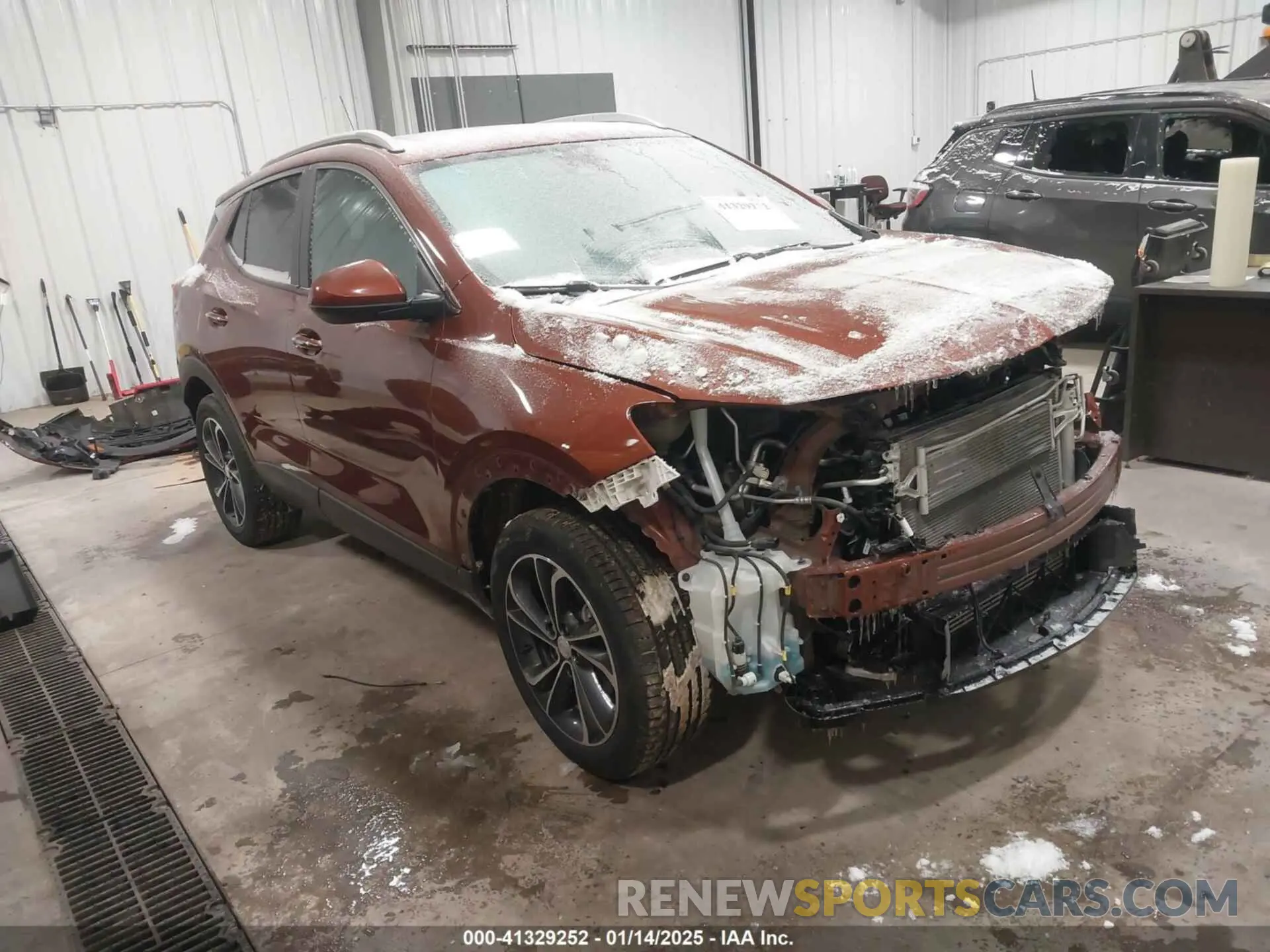 1 Photograph of a damaged car KL4MMDS24MB070729 BUICK ENCORE GX 2021