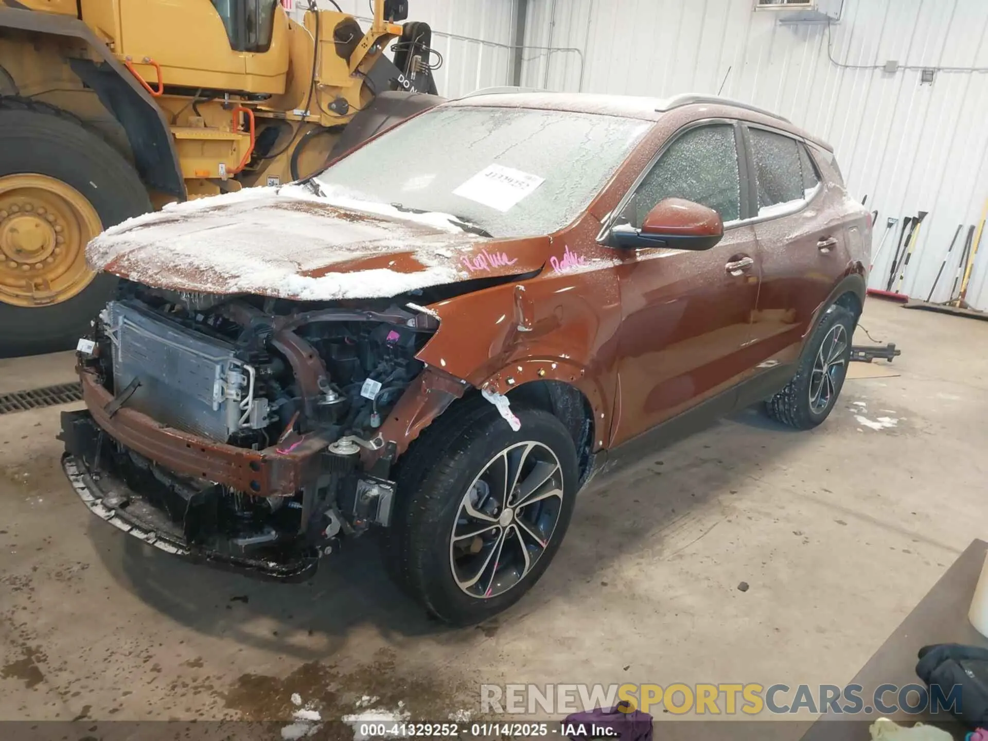 2 Photograph of a damaged car KL4MMDS24MB070729 BUICK ENCORE GX 2021