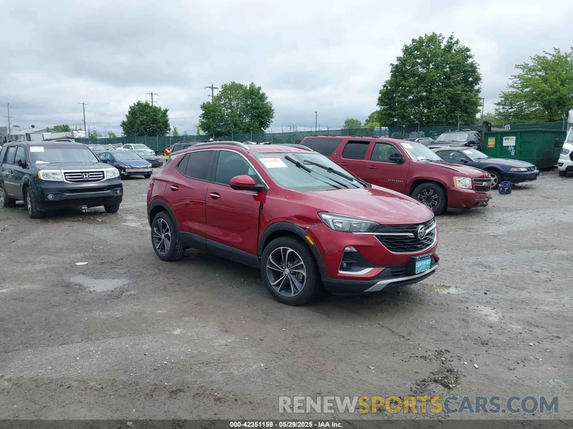 1 Photograph of a damaged car KL4MMDS25MB070710 BUICK ENCORE GX 2021