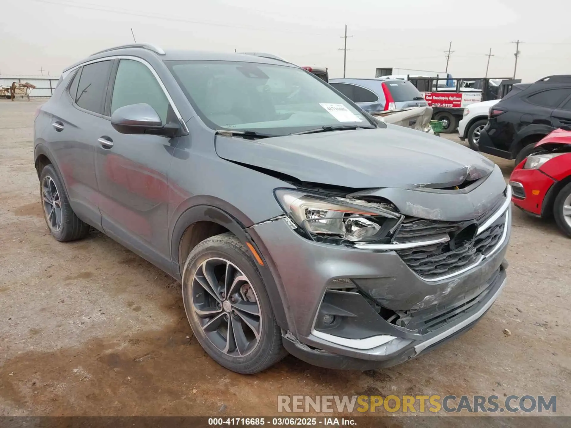 1 Photograph of a damaged car KL4MMDSL2MB159904 BUICK ENCORE GX 2021