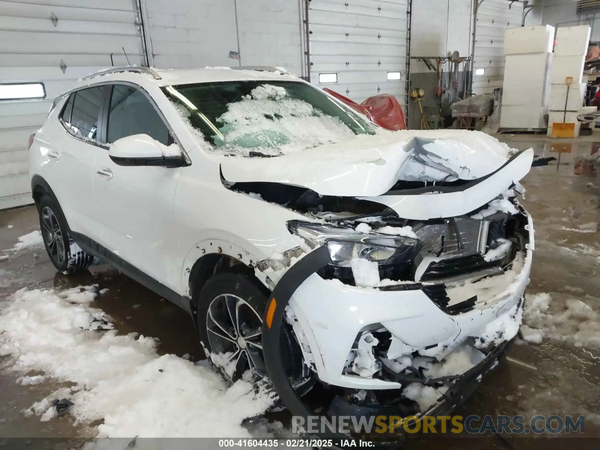 1 Photograph of a damaged car KL4MMESL1MB075823 BUICK ENCORE GX 2021
