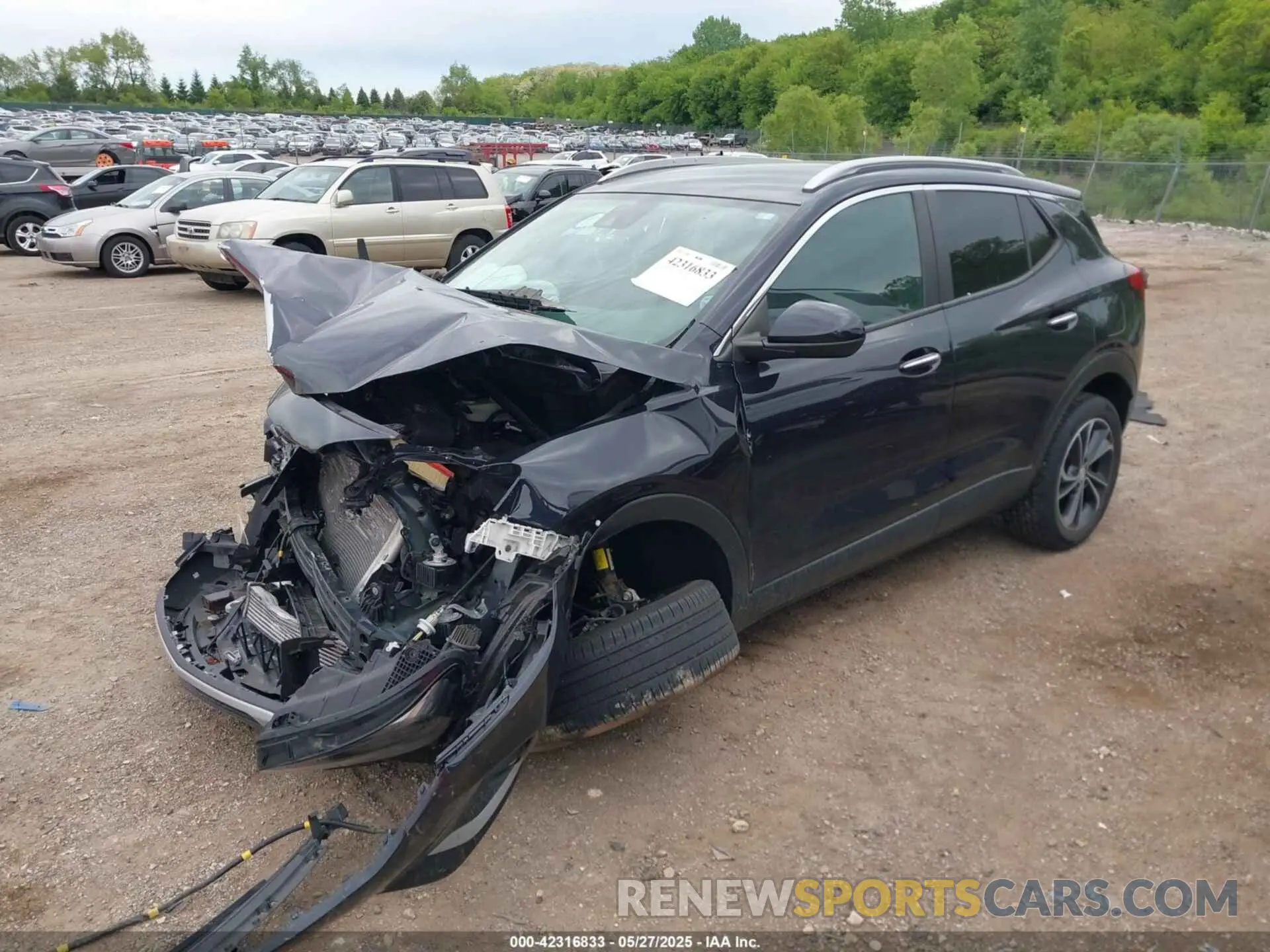 2 Photograph of a damaged car KL4MMESL4MB071667 BUICK ENCORE GX 2021