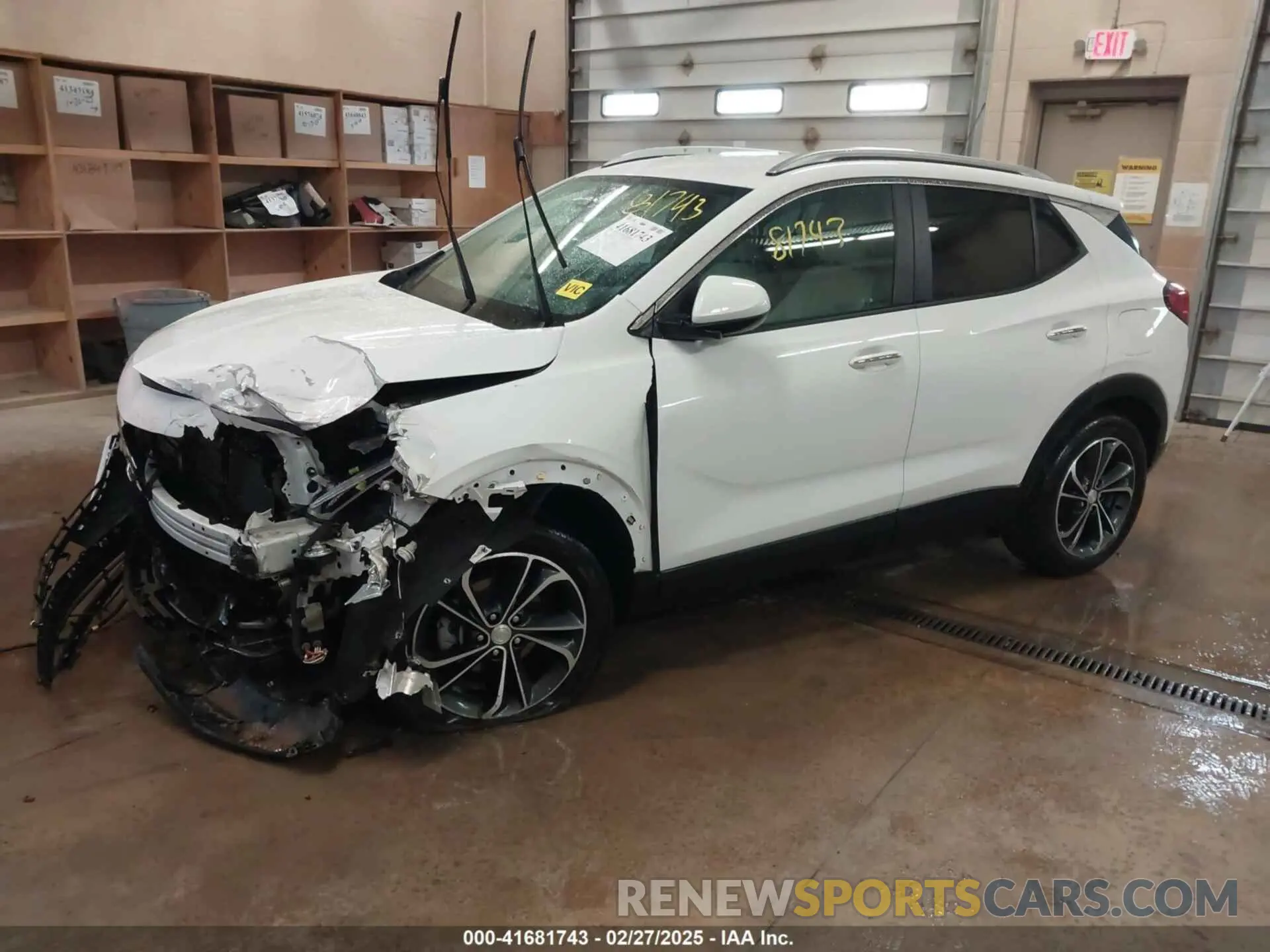 2 Photograph of a damaged car KL4MMESL4MB155293 BUICK ENCORE GX 2021
