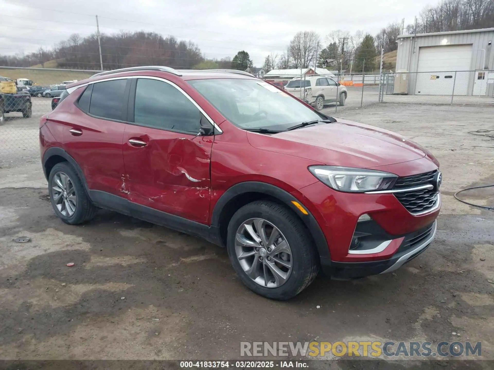 1 Photograph of a damaged car KL4MMESL6MB096585 BUICK ENCORE GX 2021